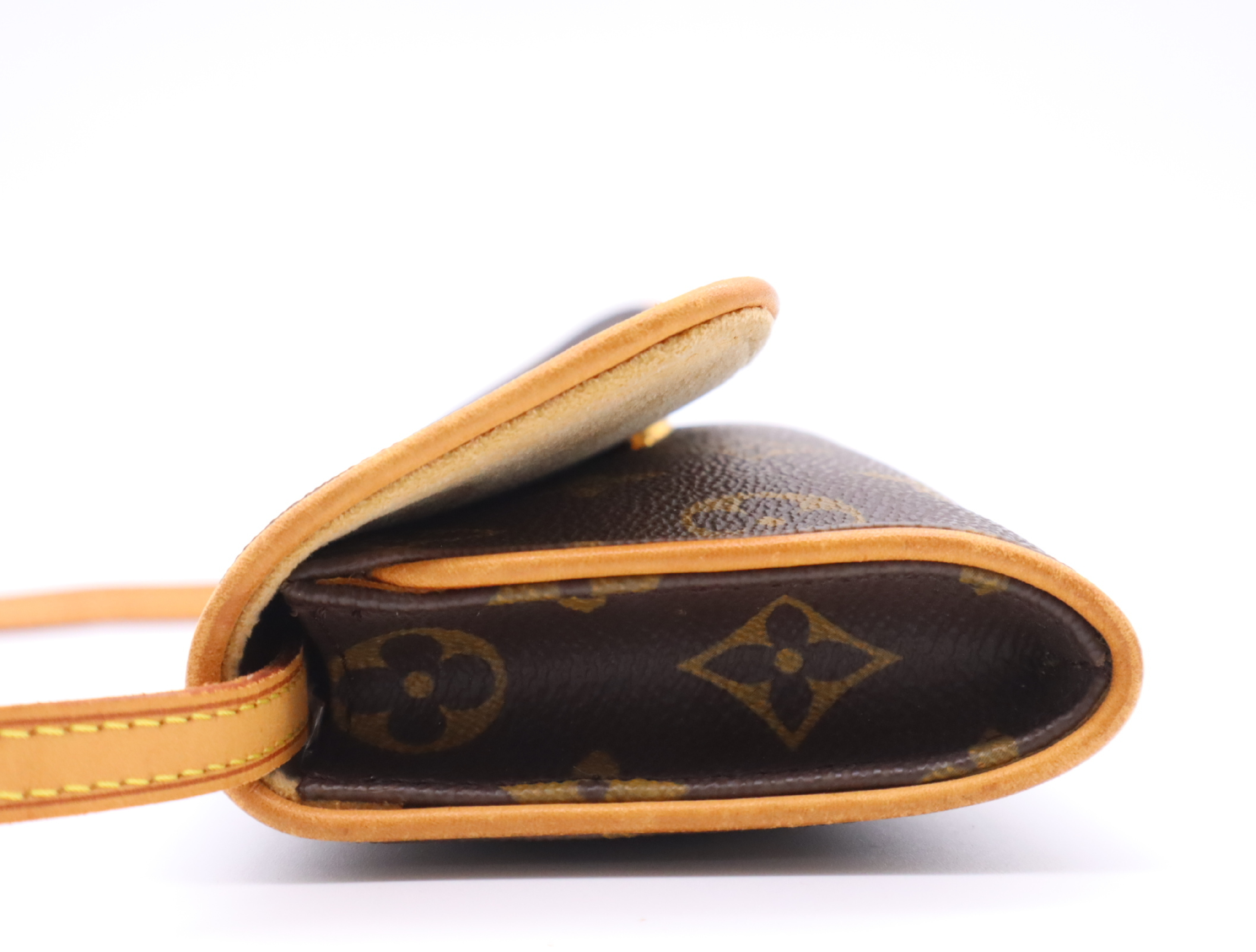 M51854 Monogram Pochette Twin PM Shoulder Bag with Shoulder Strap — view 3