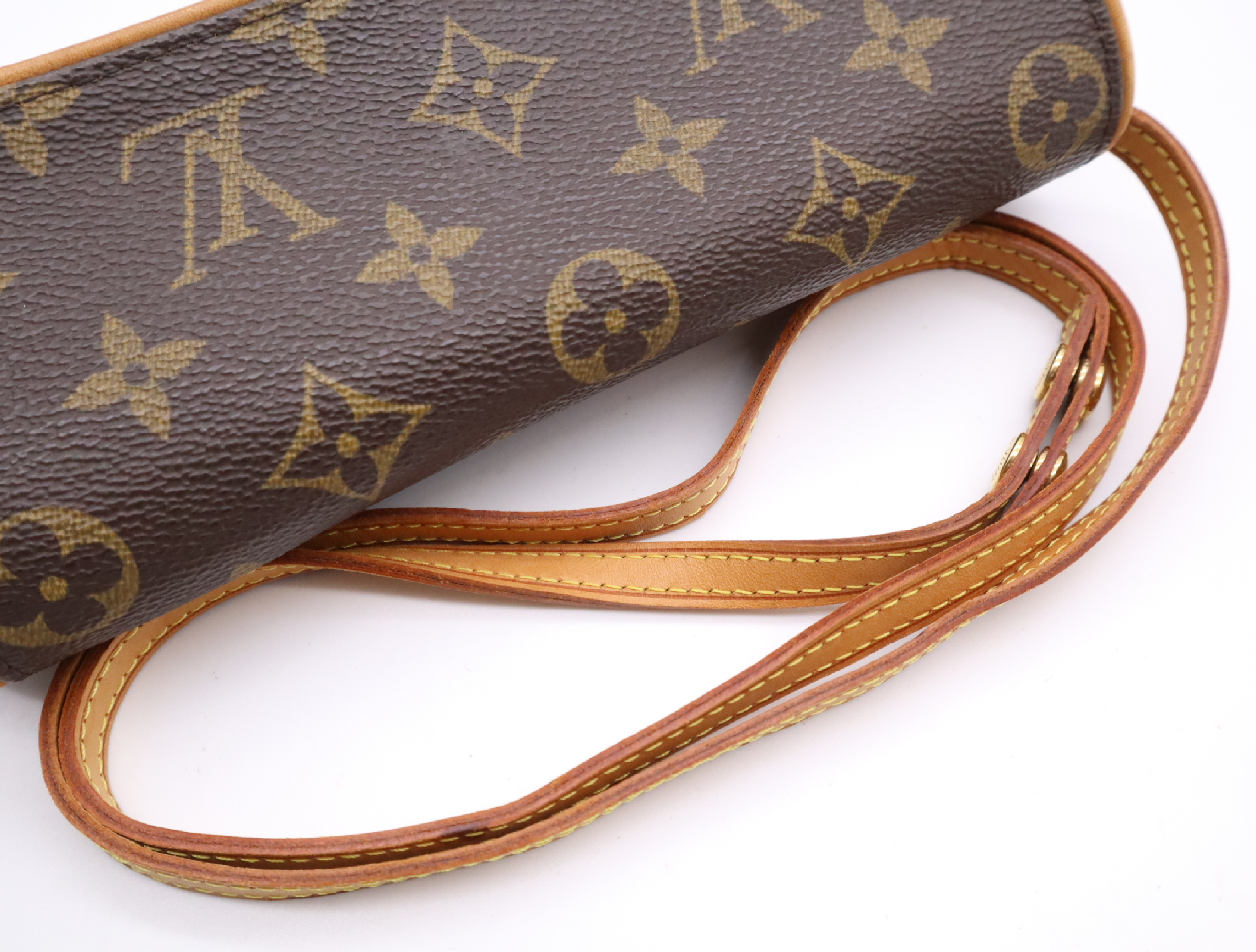 M51854 Monogram Pochette Twin PM Shoulder Bag with Shoulder Strap — view 10