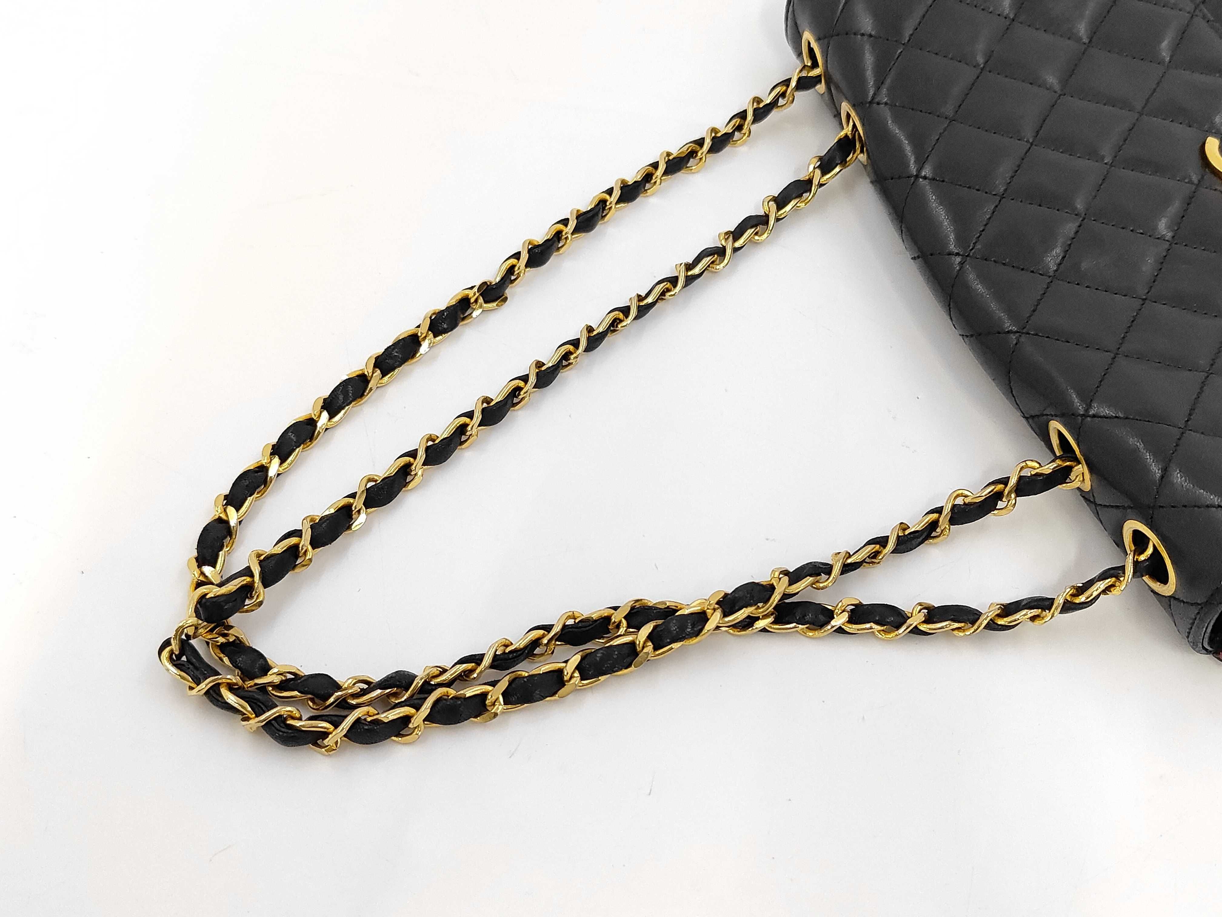 Matelassé Lambskin Double Chain Shoulder Bag (with original seal, serial number 0) — view 5