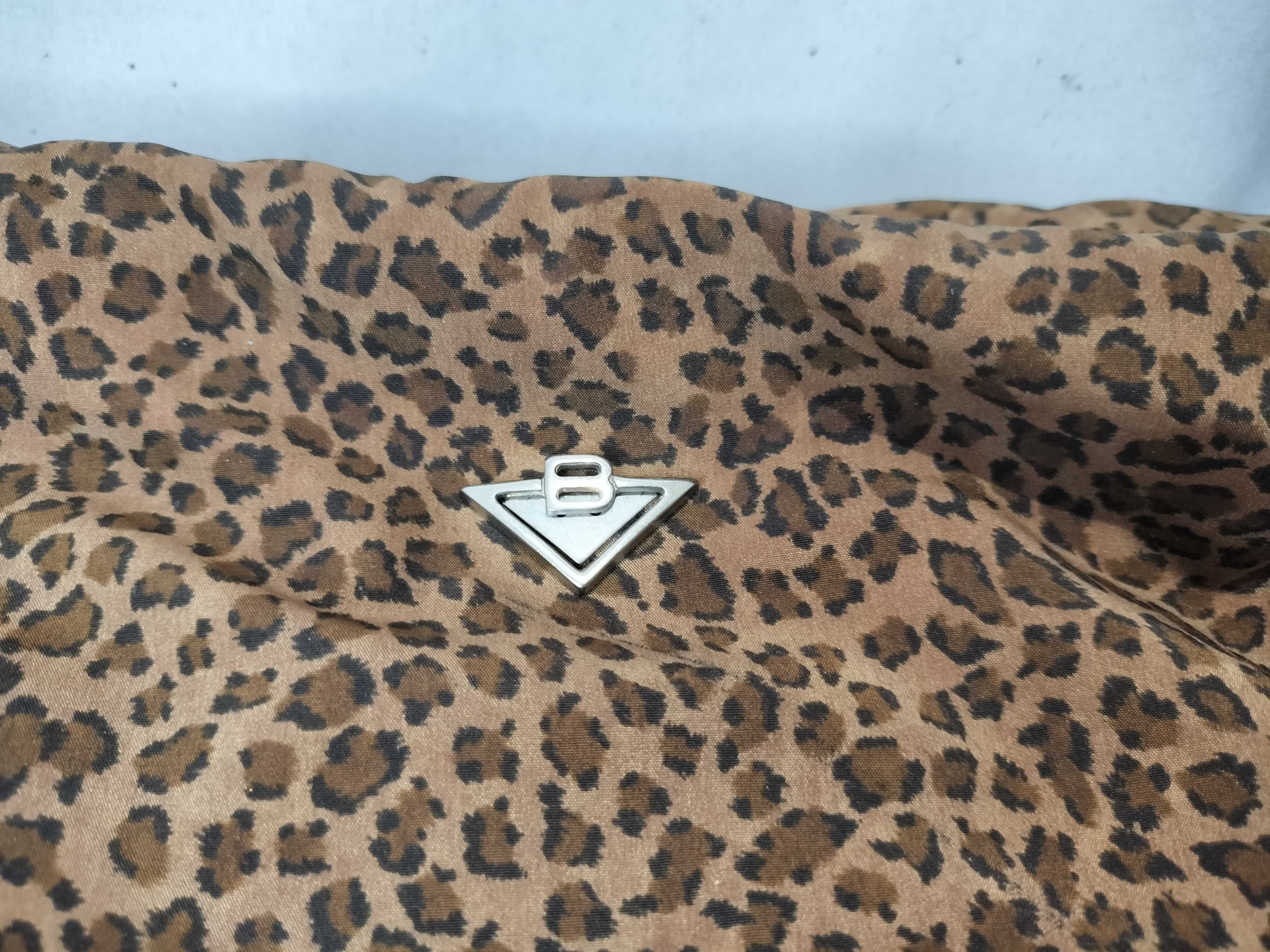 Nylon Leopard Print Shoulder Bag — view 2