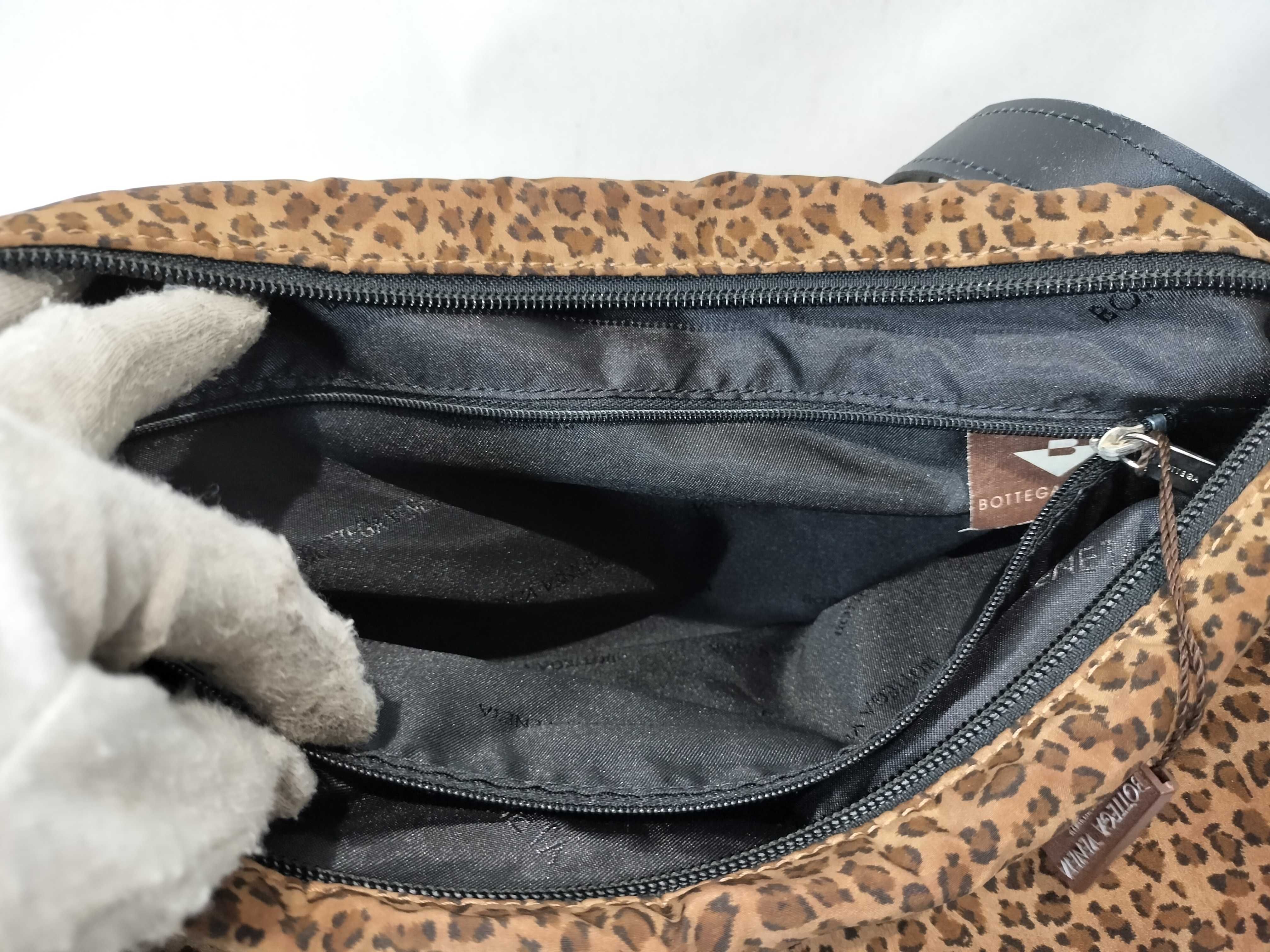 Nylon Leopard Print Shoulder Bag — view 11