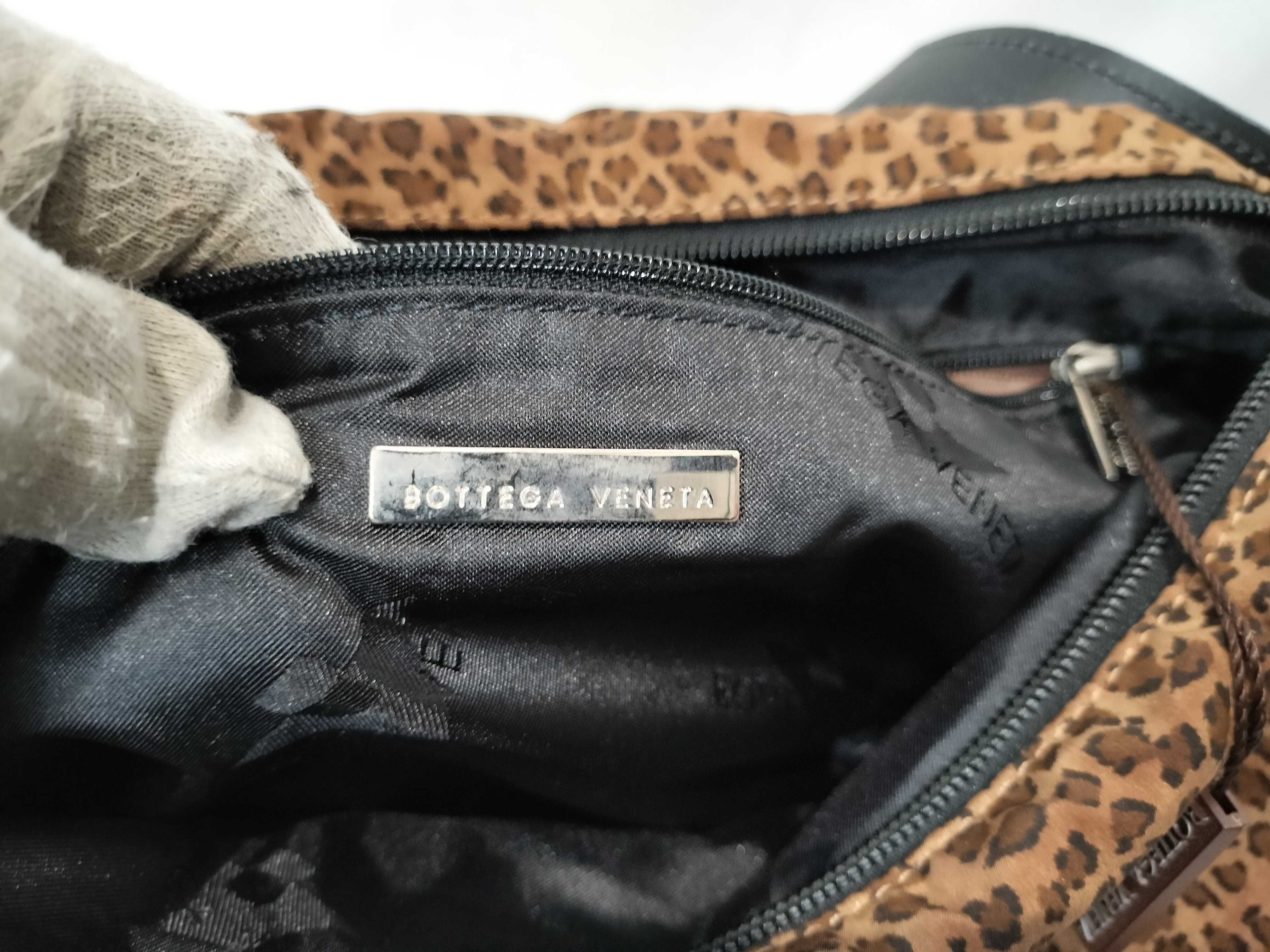 Nylon Leopard Print Shoulder Bag — view 12