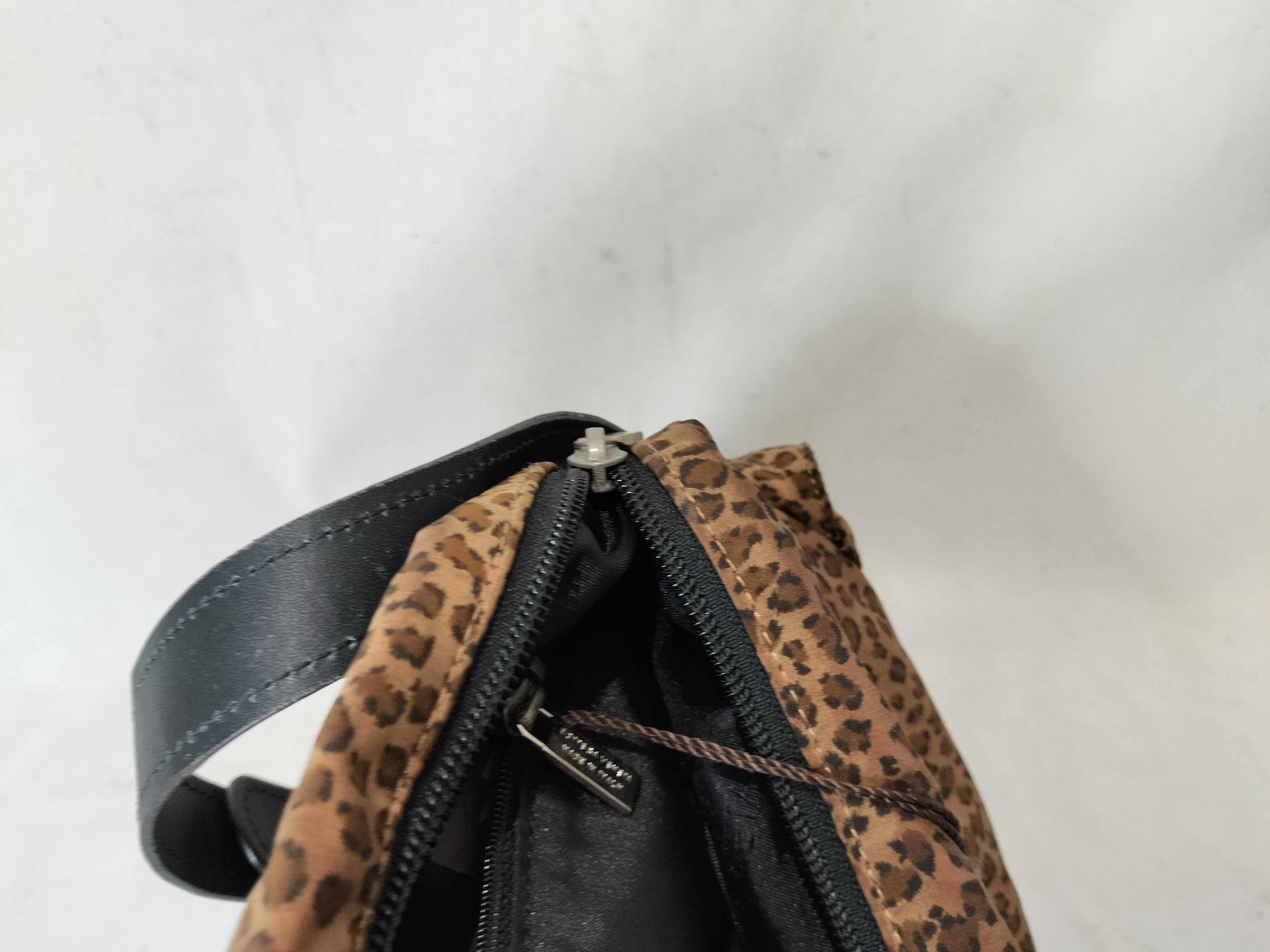 Nylon Leopard Print Shoulder Bag — view 13
