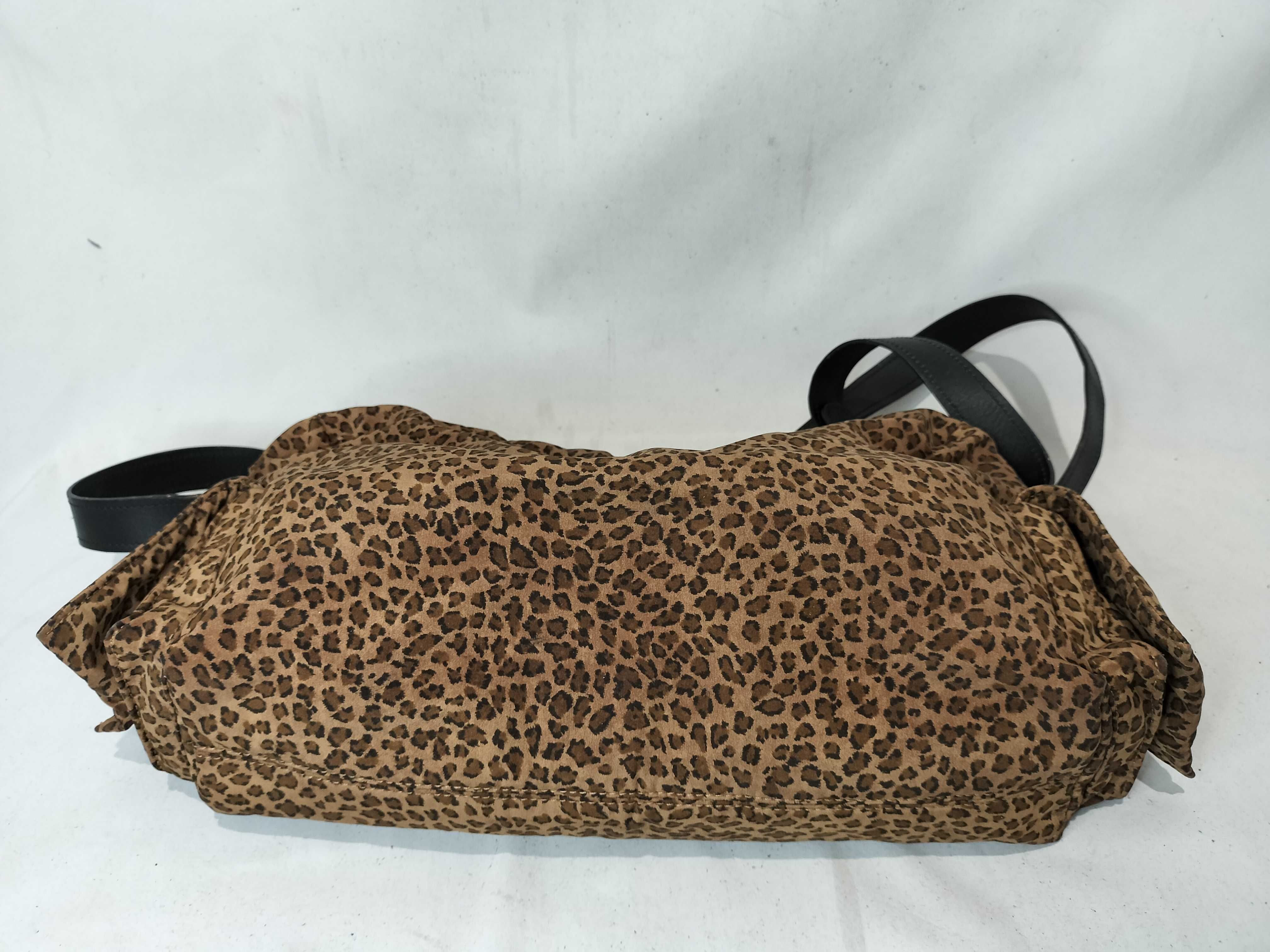 Nylon Leopard Print Shoulder Bag — view 8