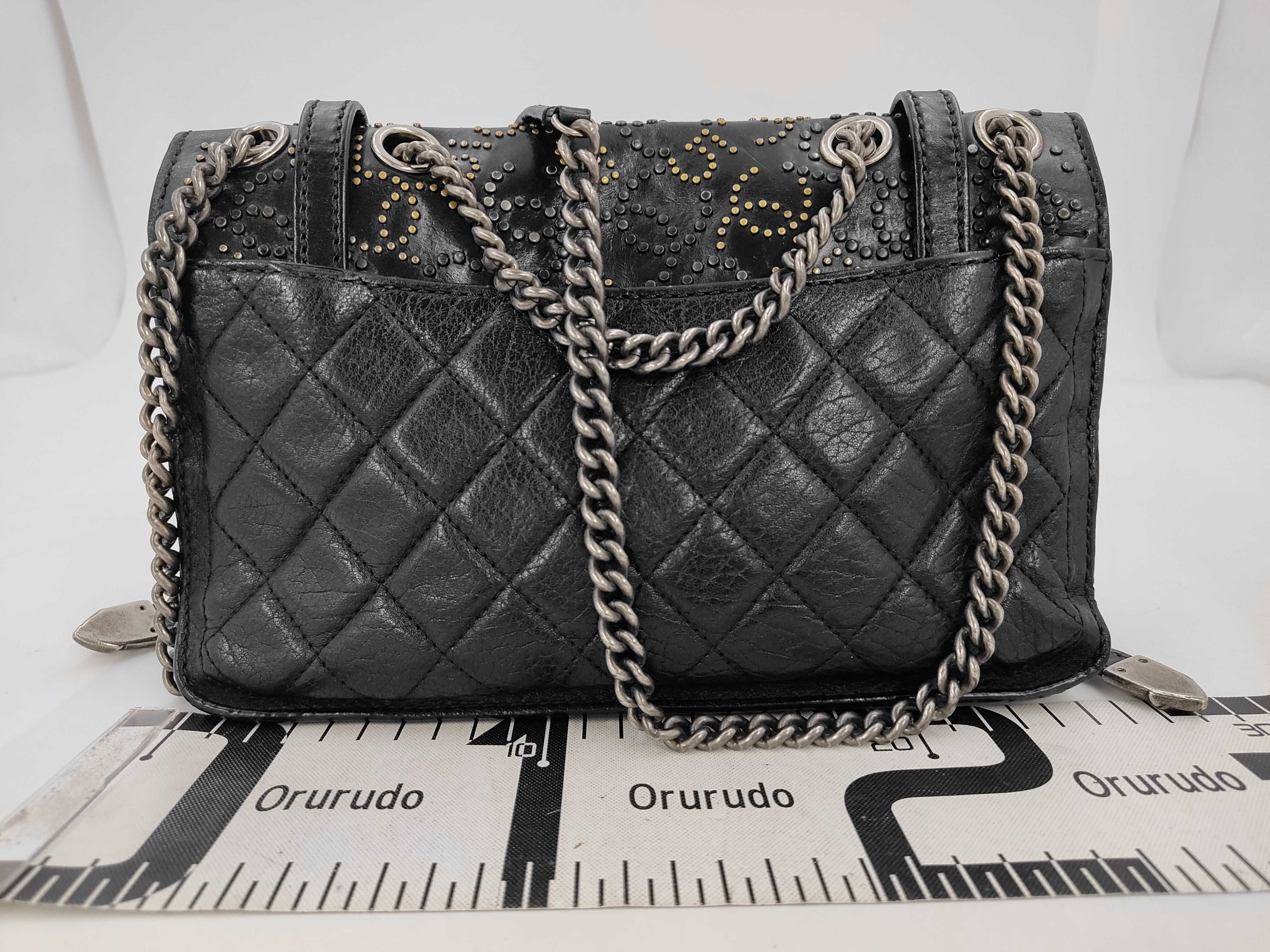 Paris-Dallas Leather Studded Shoulder Bag (Serial Number 19) — view 2