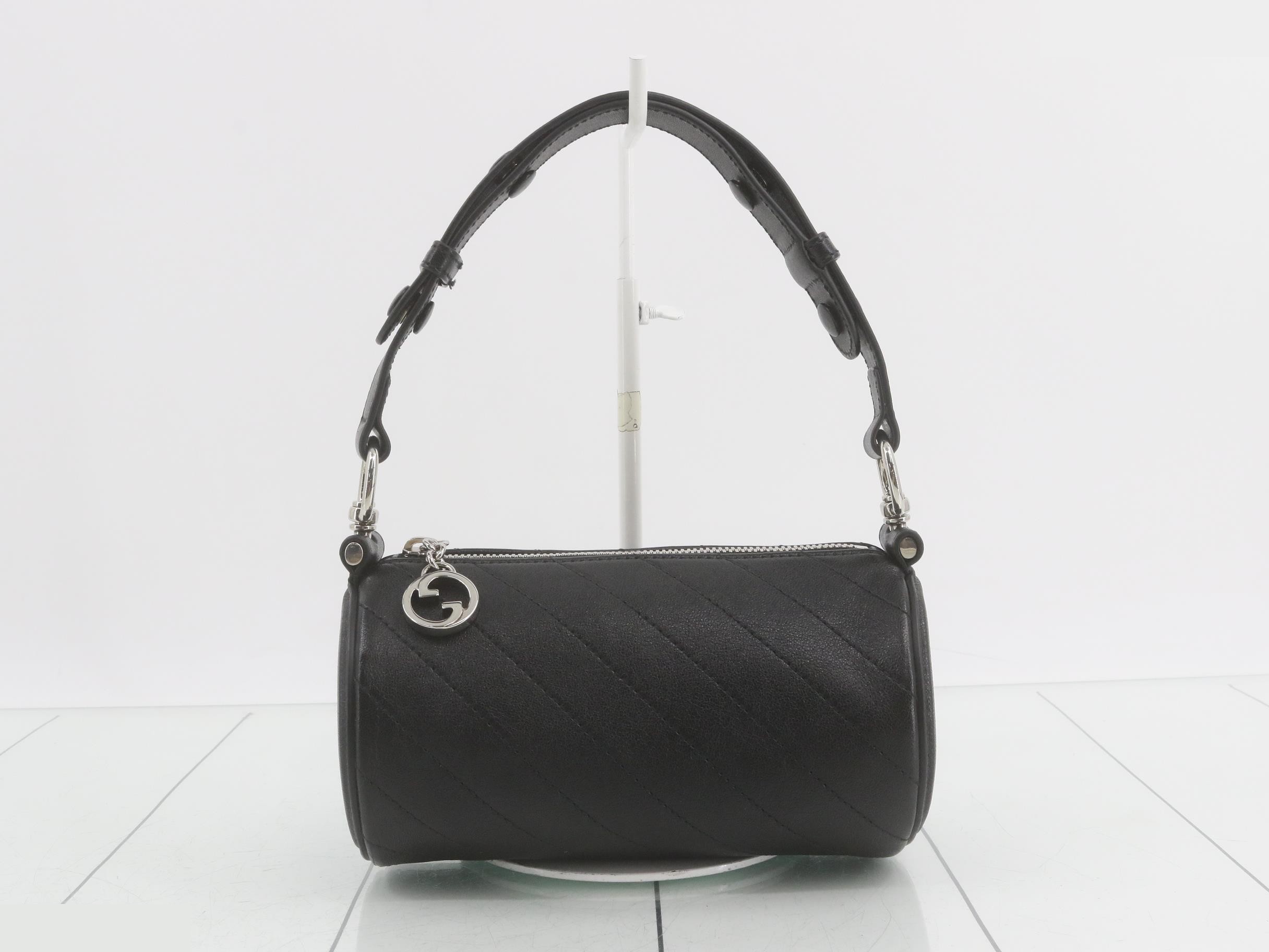 Blondie Leather One Shoulder Bag Black