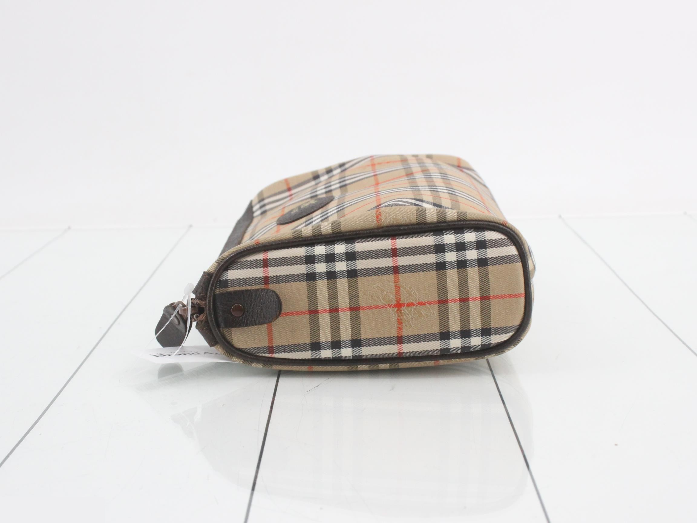 clutch bag, check pattern — view 4
