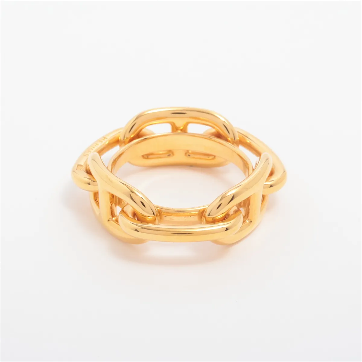 Lucadet Chaine d'Ancre Scarf Ring, GP Gold, — view 2