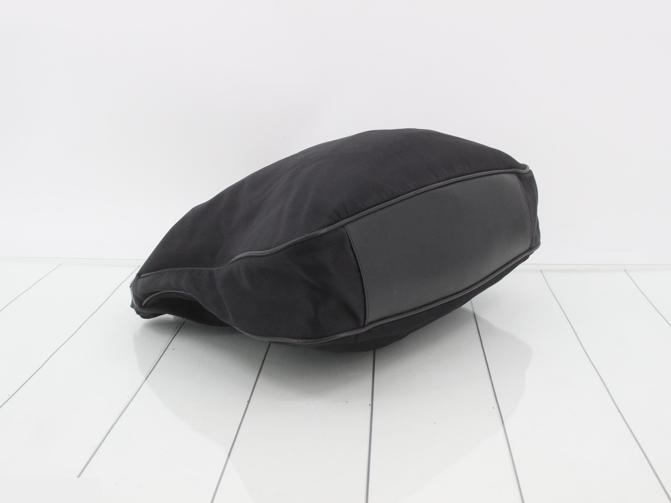 Bamboo 2WAY Handbag Nylon Black — view 5