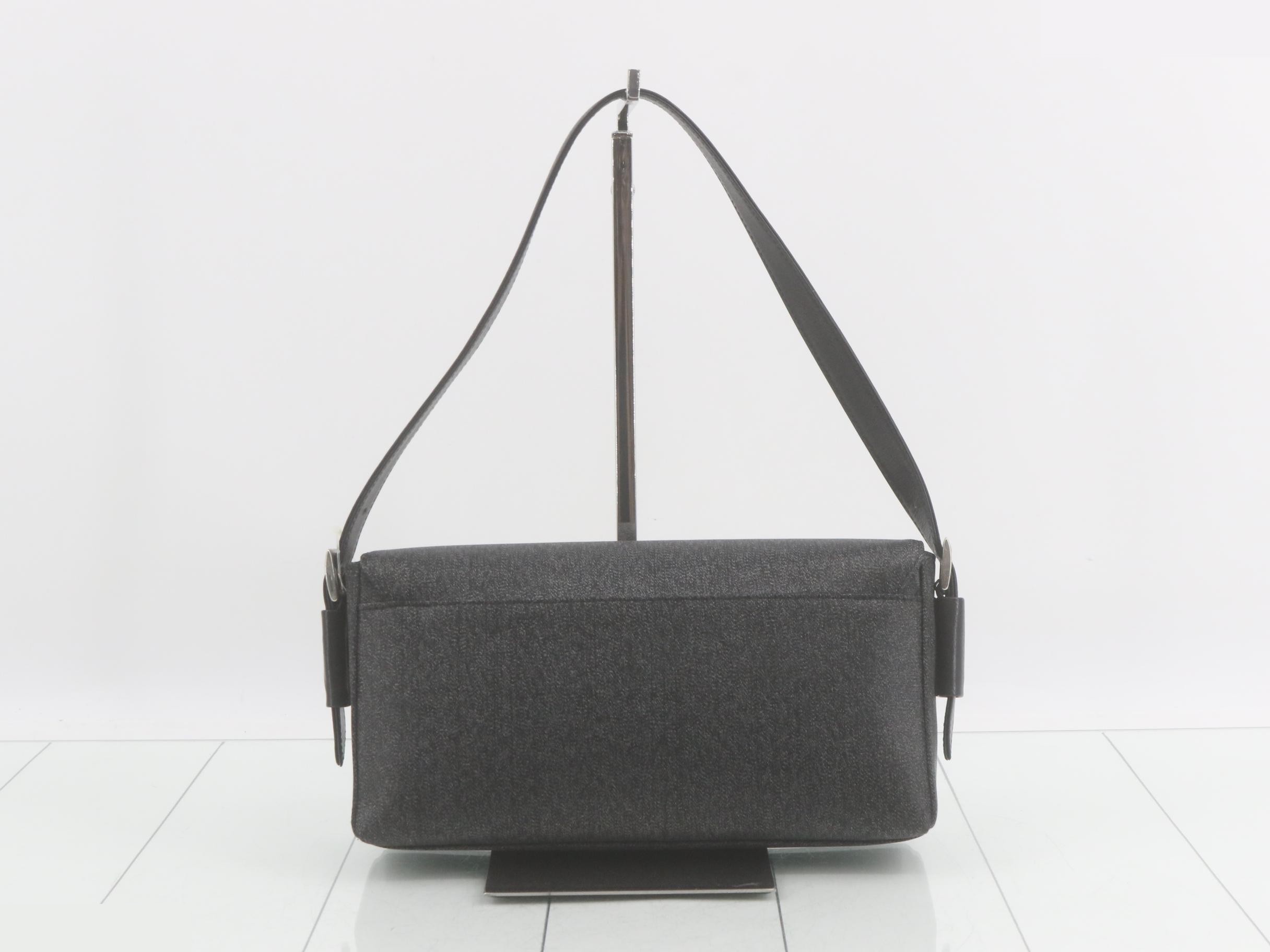 One-shoulder bag, logo, black, W26 H14 D7 — view 2
