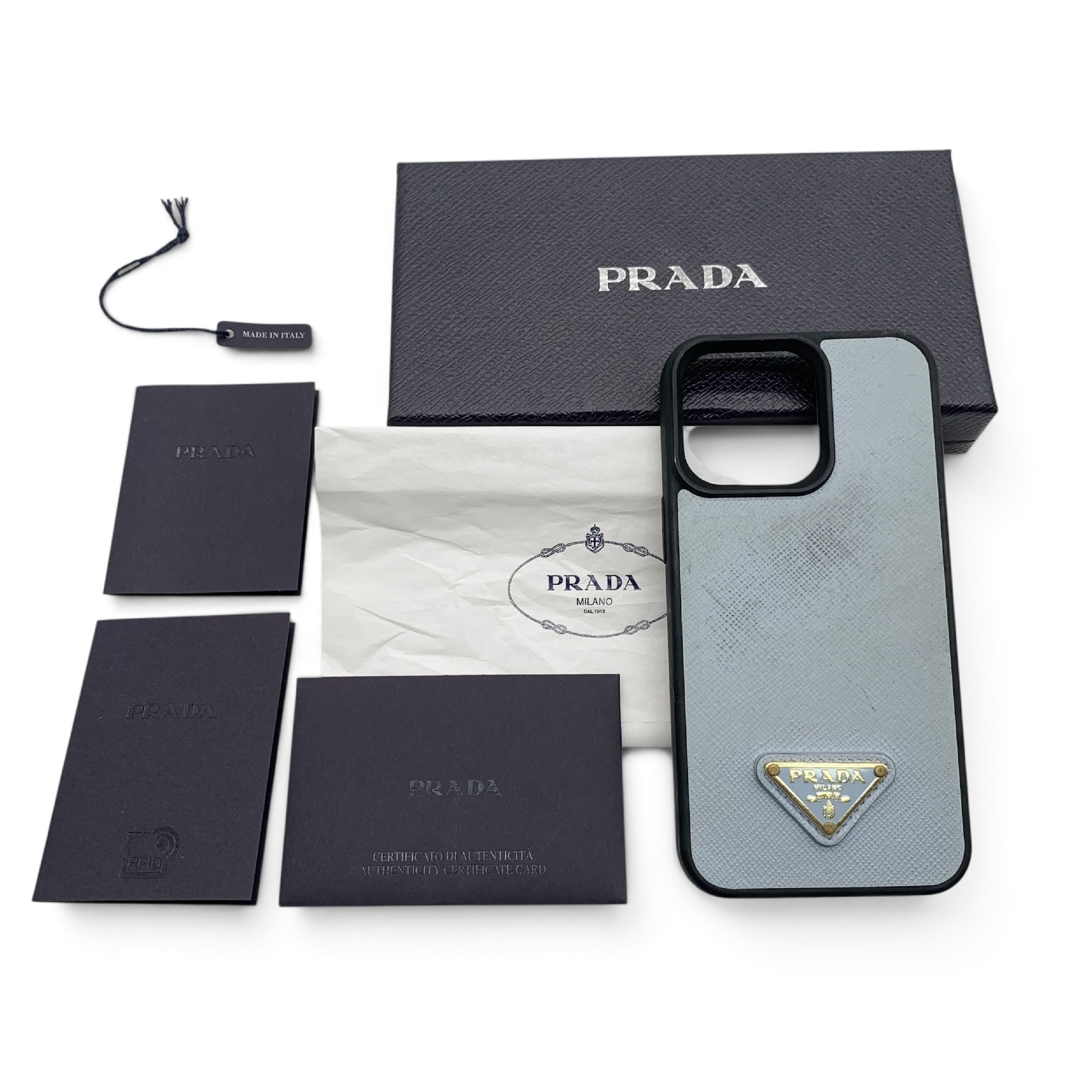 iPhone case with box, other accessories
