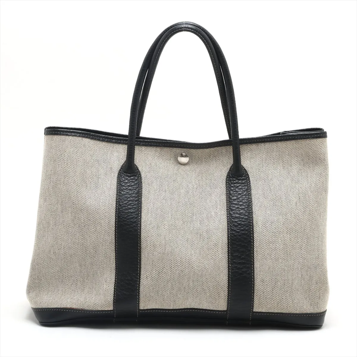 Garden Party 36 PM Toile Ash x Buffle Black x Beige Silver Hardware H:2004 — view 2