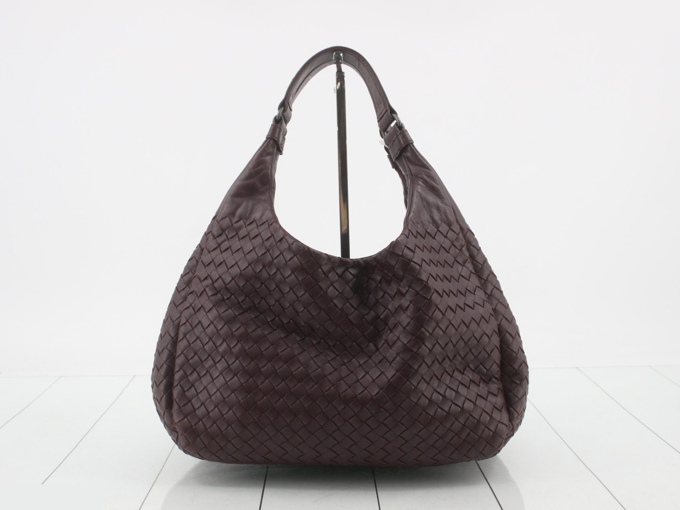 Shoulder bag, leather, burgundy — view 2