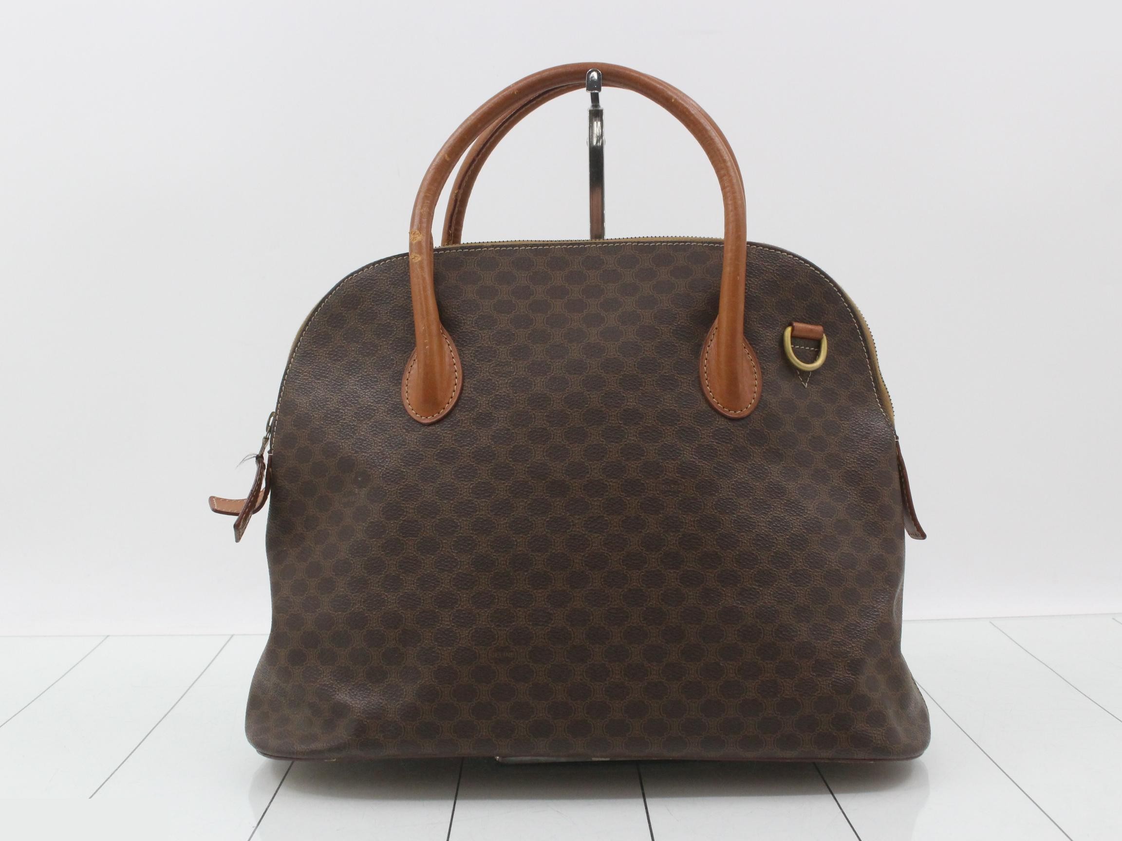 M93 Macadam pattern leather handbag