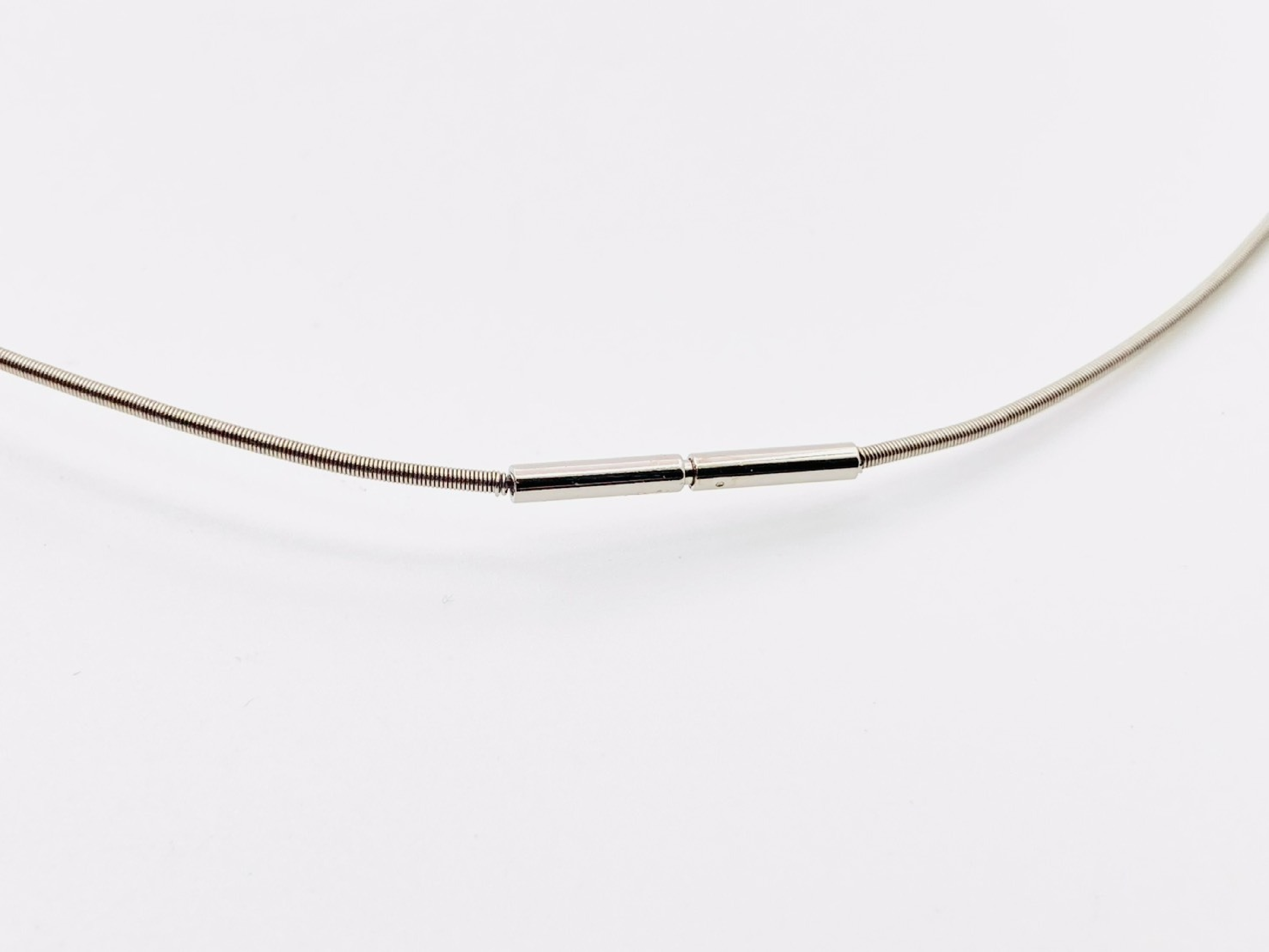 Cage d'H H-Cube Necklace, Black x Silver — view 5