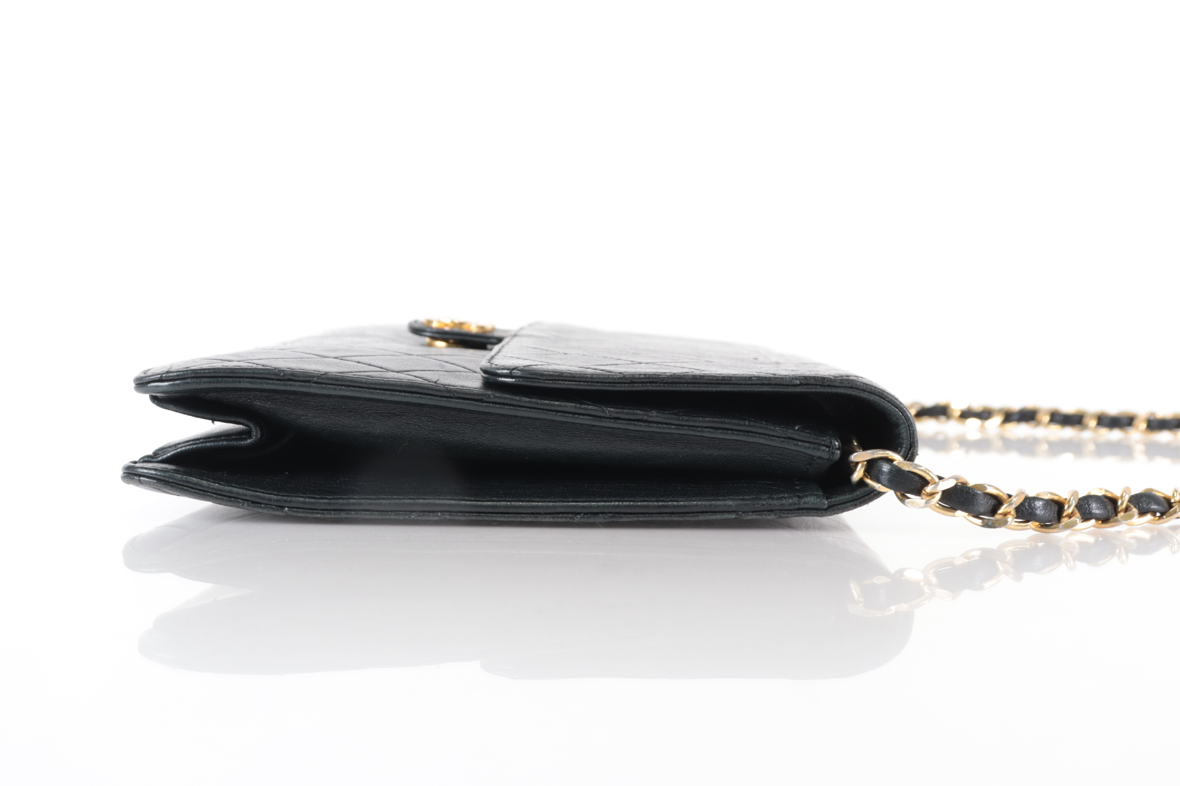 Matelassé Lambskin Push Chain Shoulder Bag (Series 7) — view 4