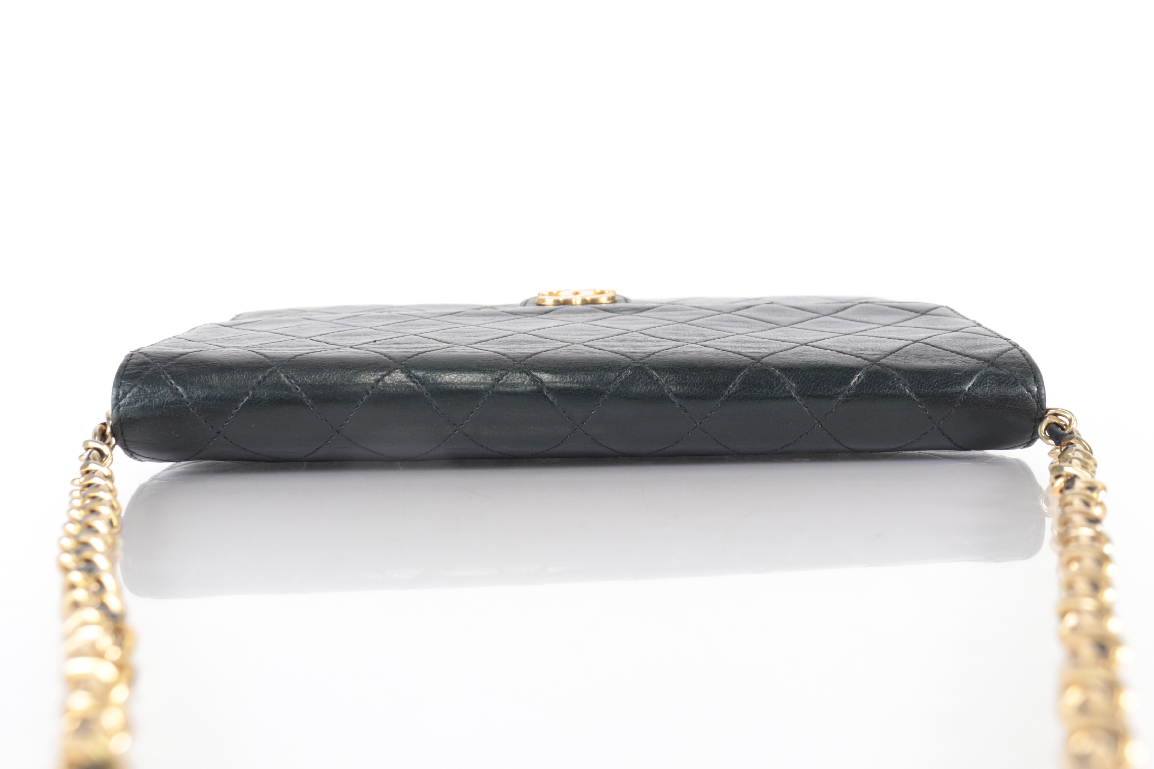 Matelassé Lambskin Push Chain Shoulder Bag (Series 7) — view 5