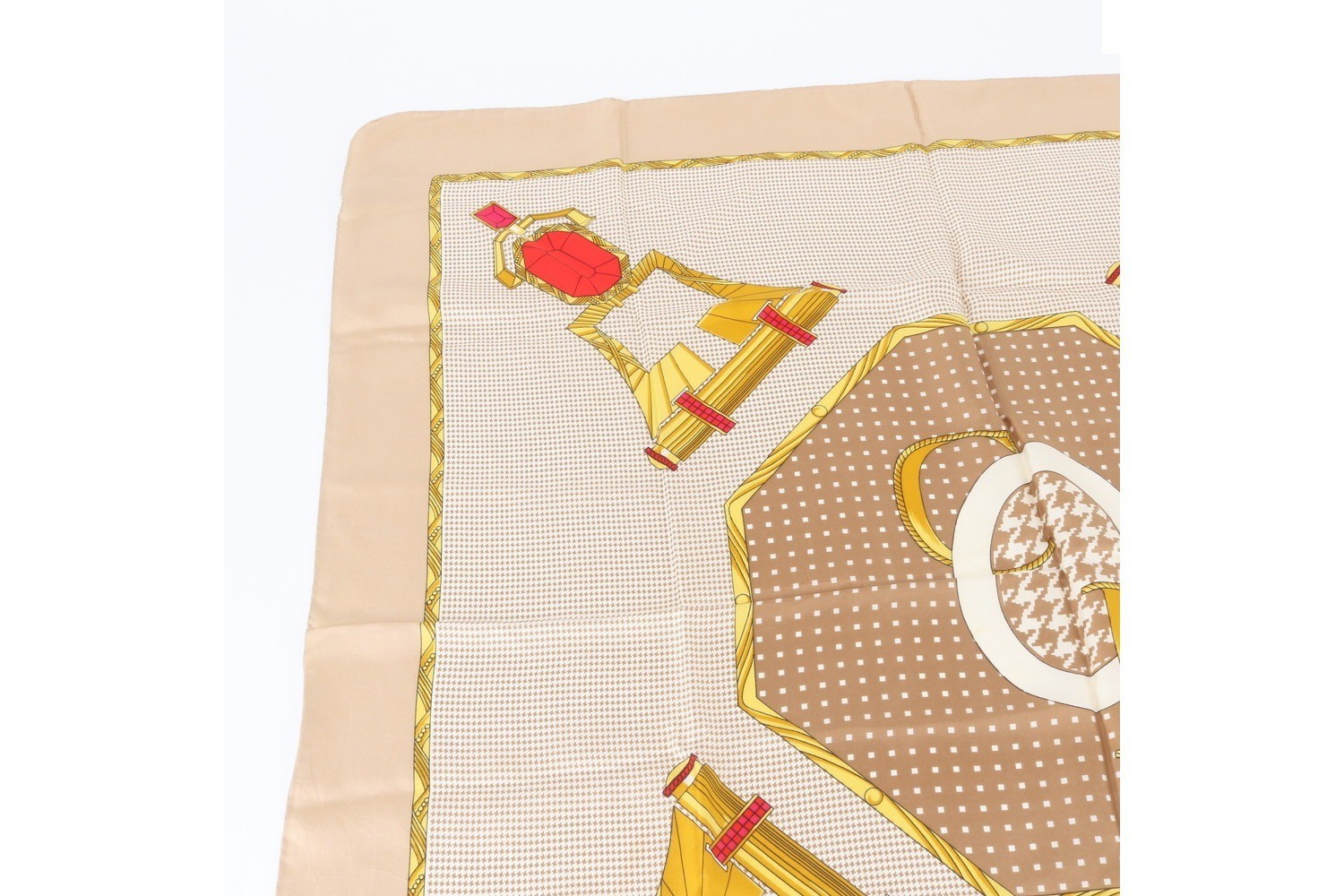 100% Silk Scarf with Tag — view 2