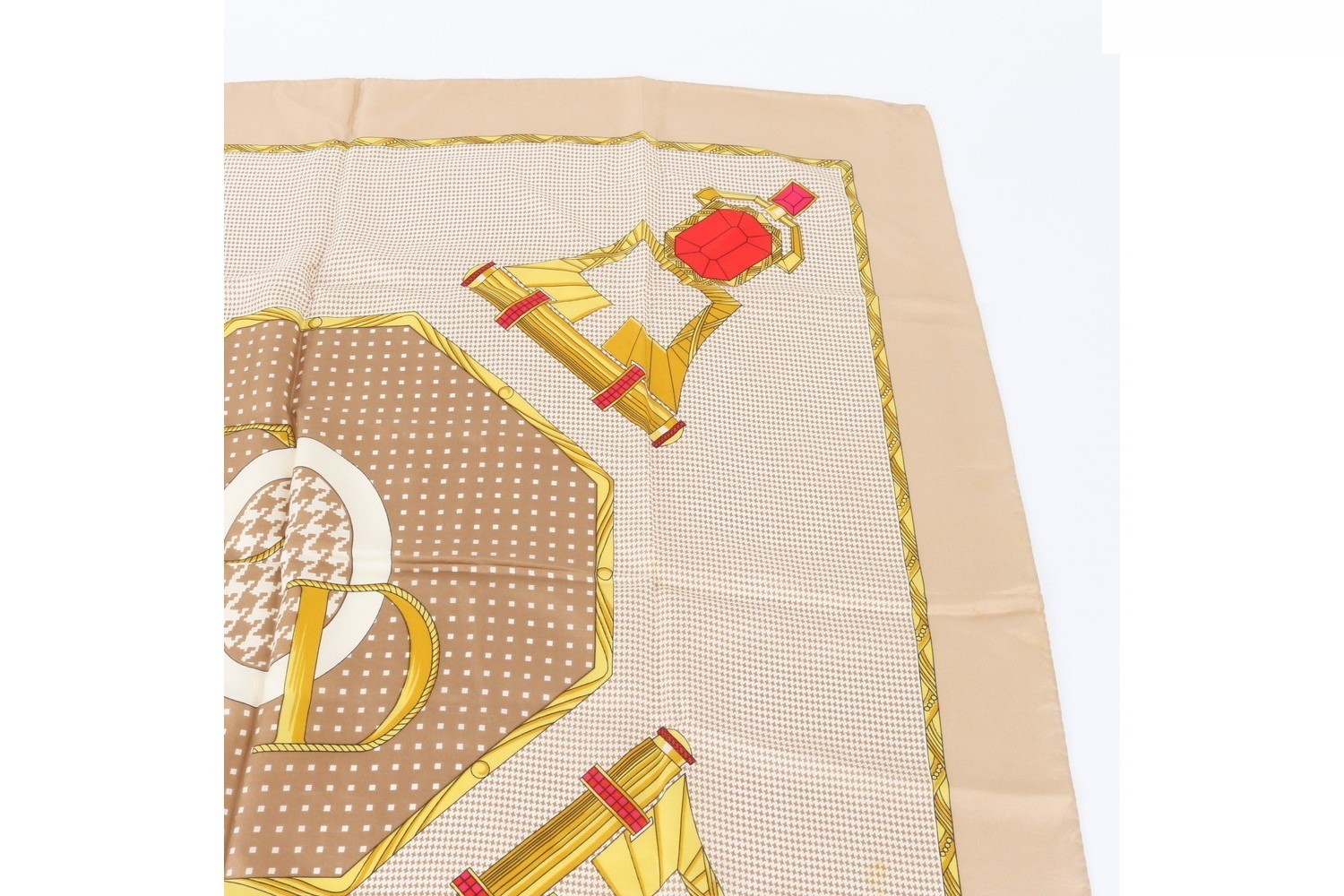 100% Silk Scarf with Tag — view 3