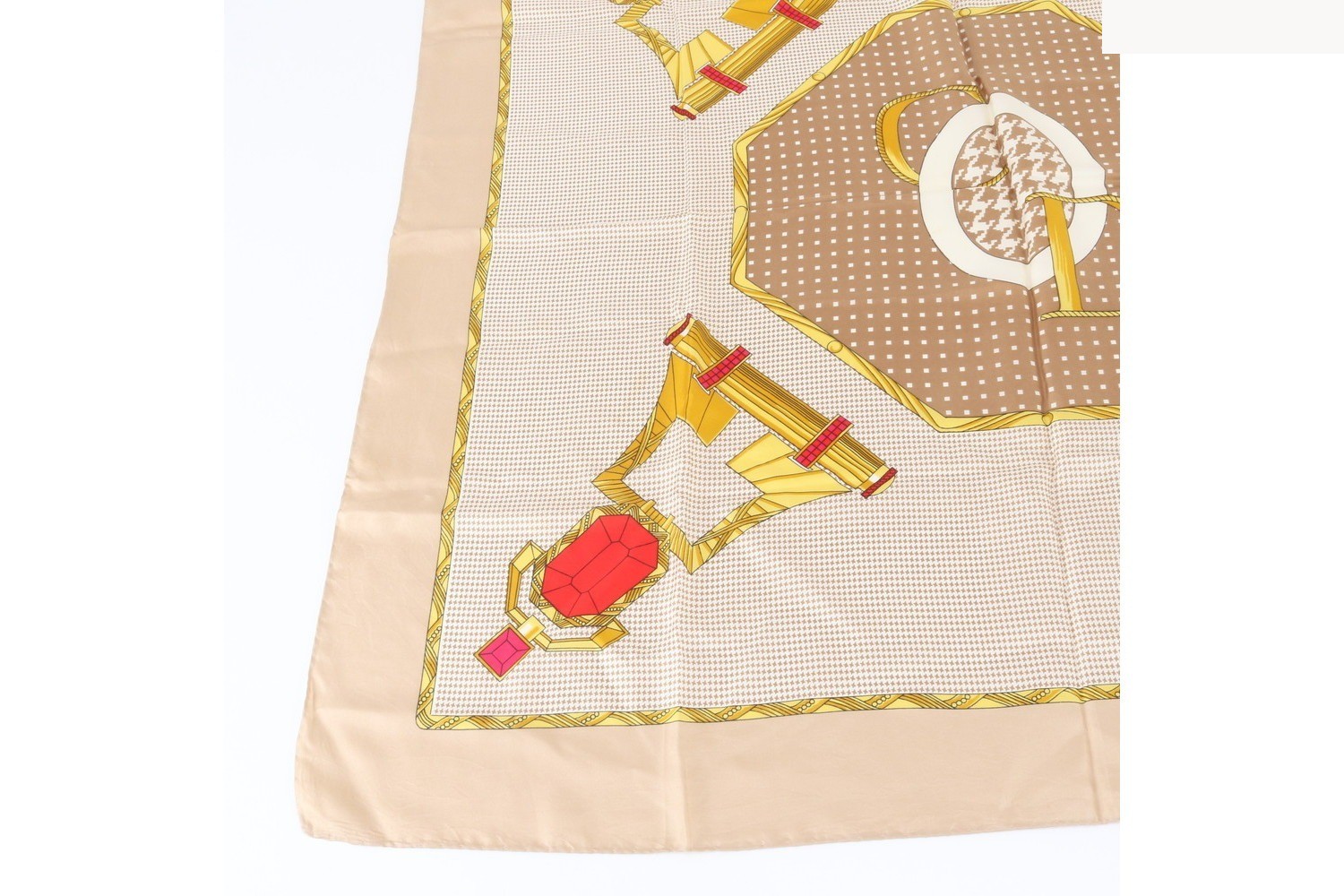 100% Silk Scarf with Tag — view 4