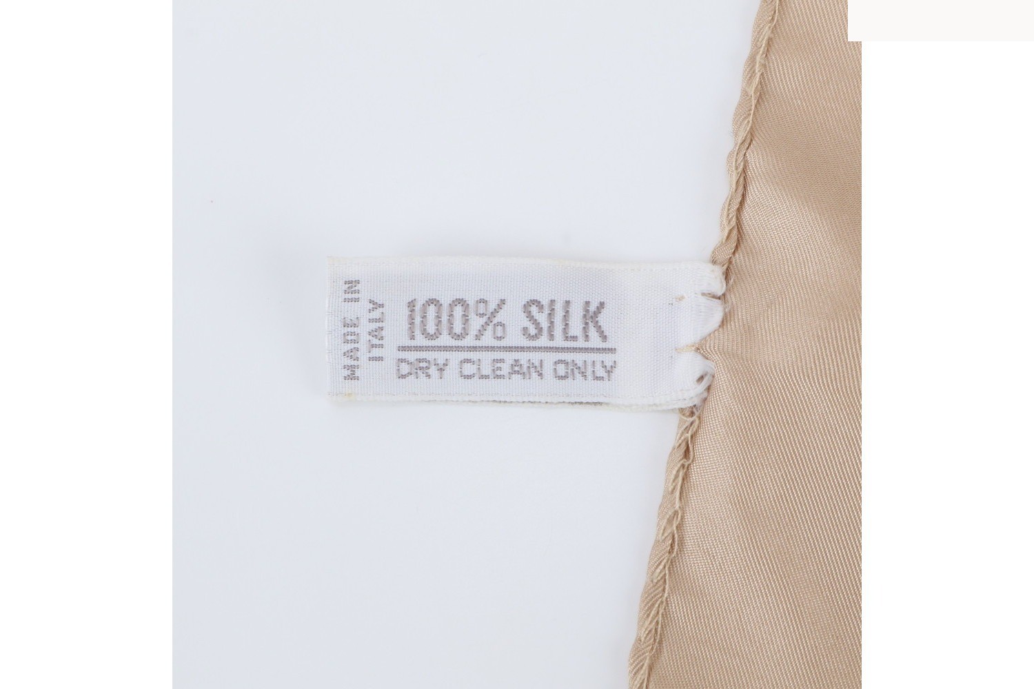 100% Silk Scarf with Tag — view 8