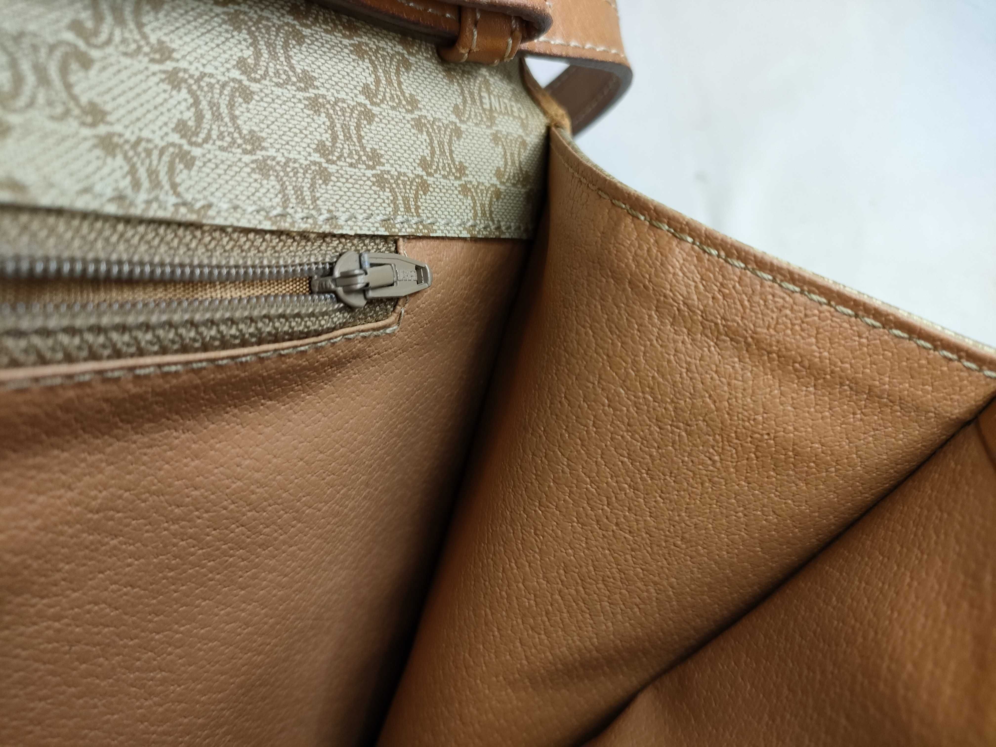 Macadam PVC Shoulder Bag, Brown — view 9