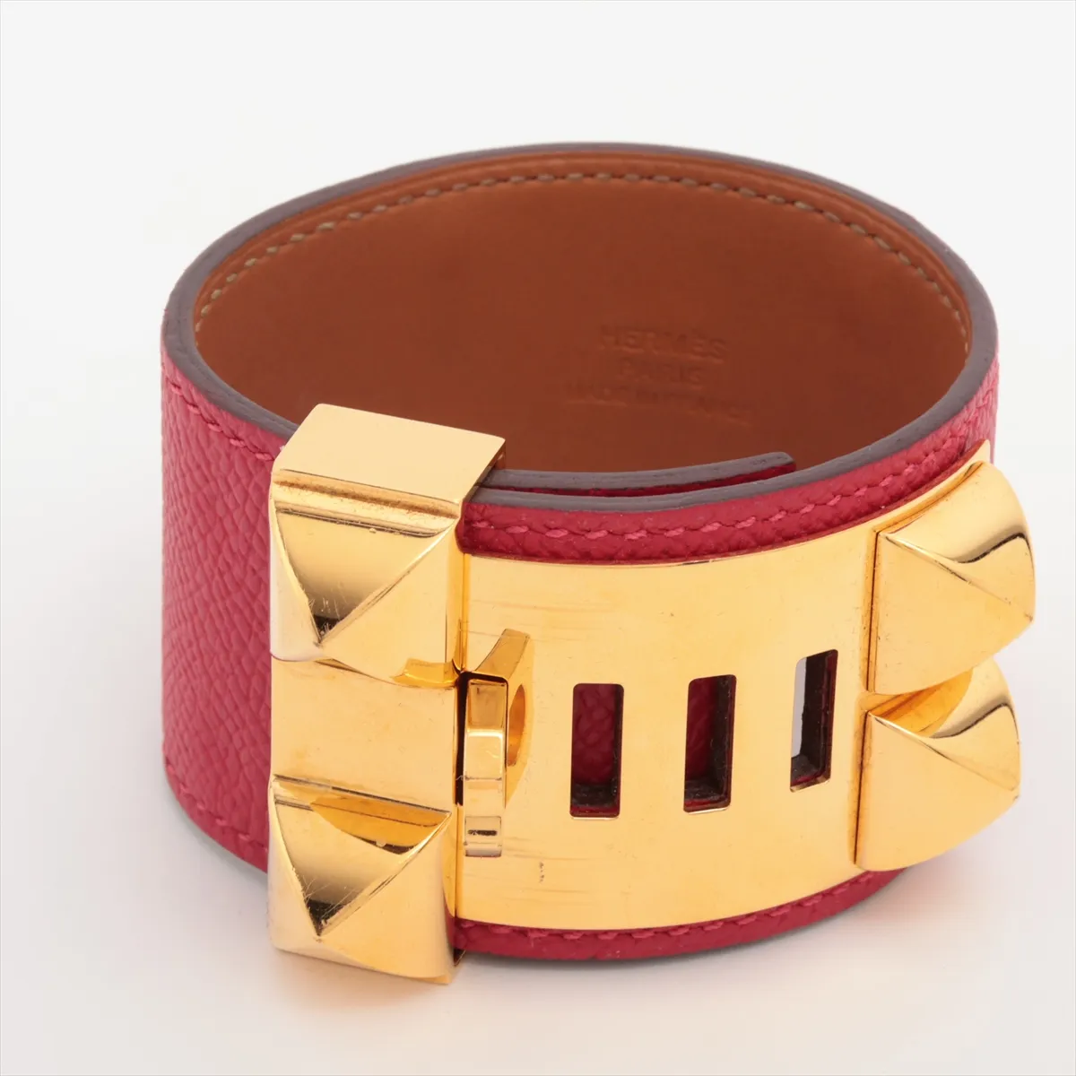 Collier de Chien Q: 2013 Bracelet GP x Leather Red — view 2