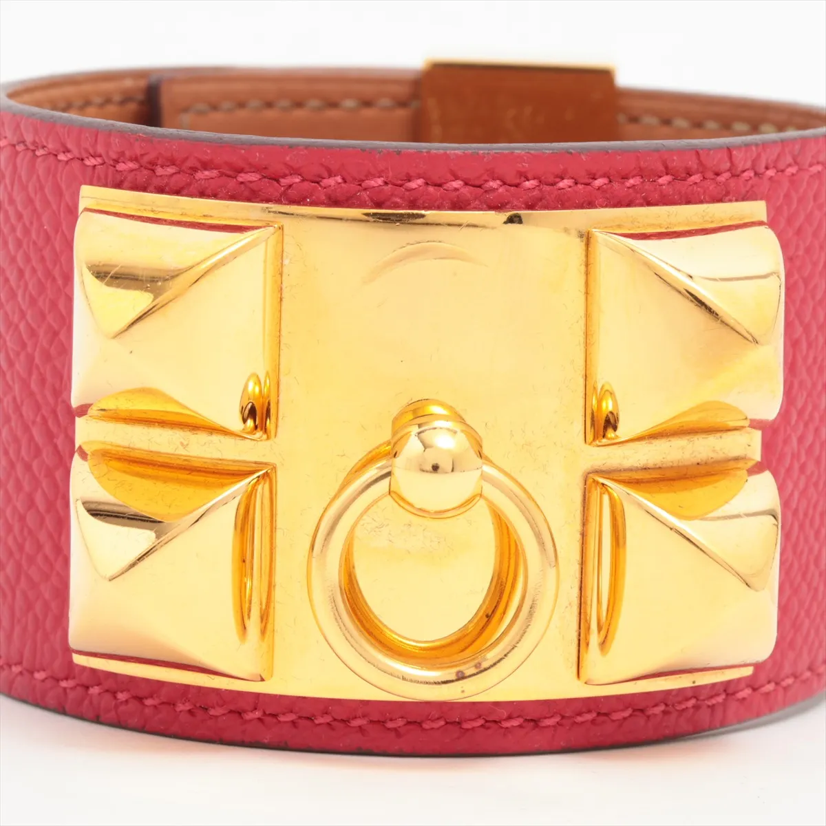 Collier de Chien Q: 2013 Bracelet GP x Leather Red — view 3