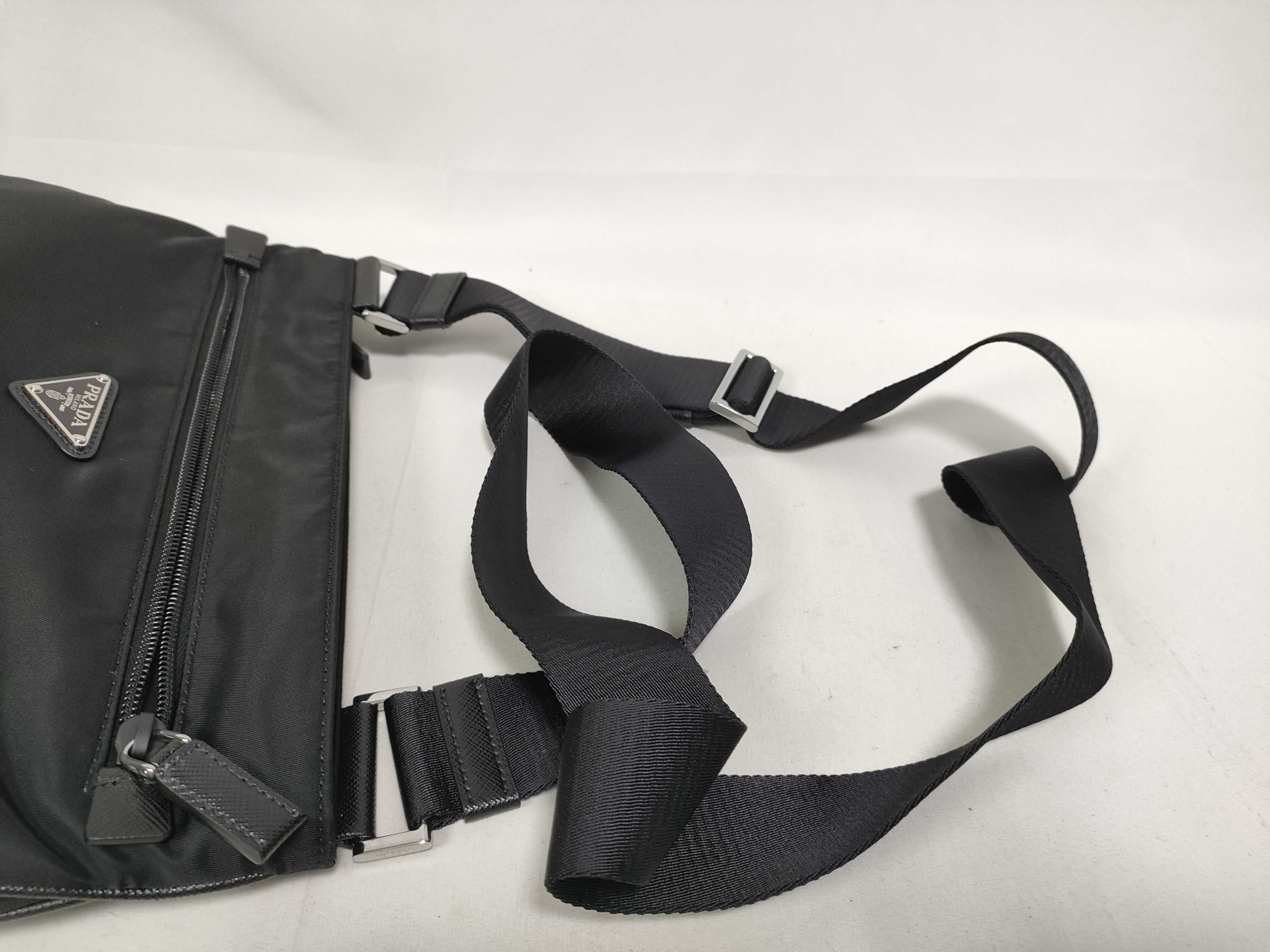Tessuto Nylon Shoulder Bag, Black, 2VH563 (Shoulder Bag) — view 8