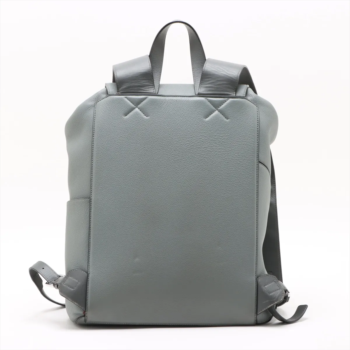 PUZZLE LEATHER BACKPACK/RUCK GRAY — view 2
