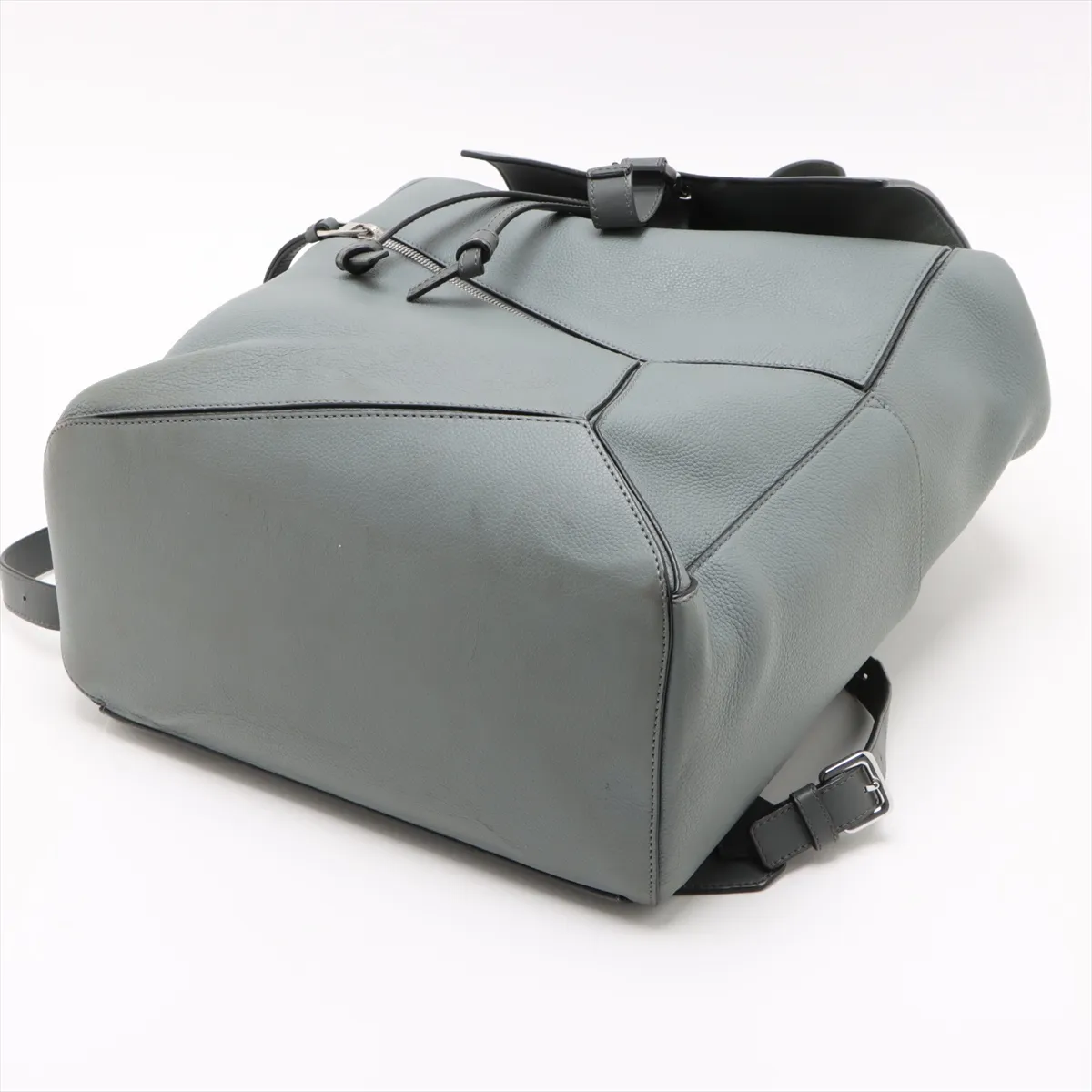 PUZZLE LEATHER BACKPACK/RUCK GRAY — view 3