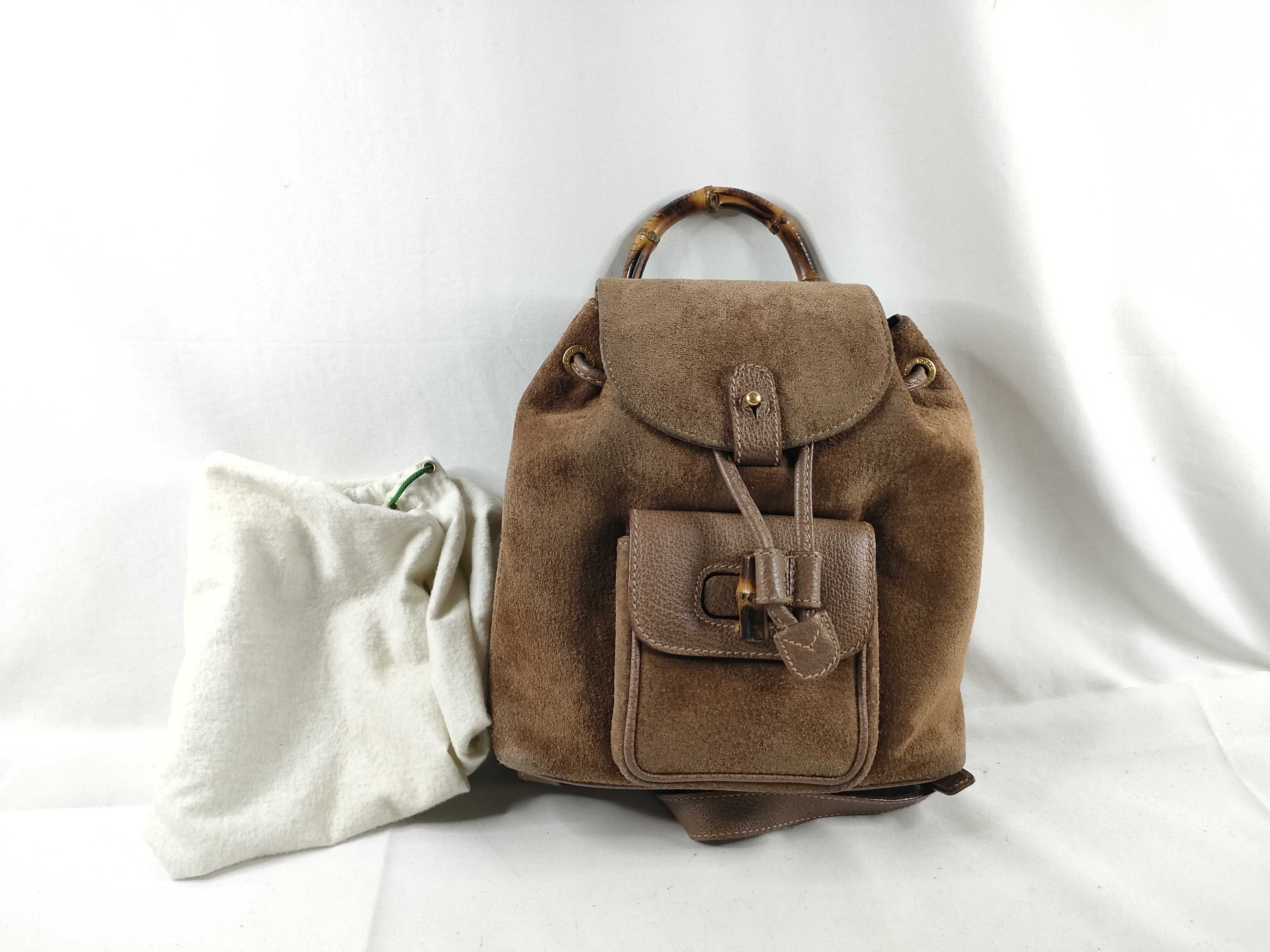 backpack, brown.