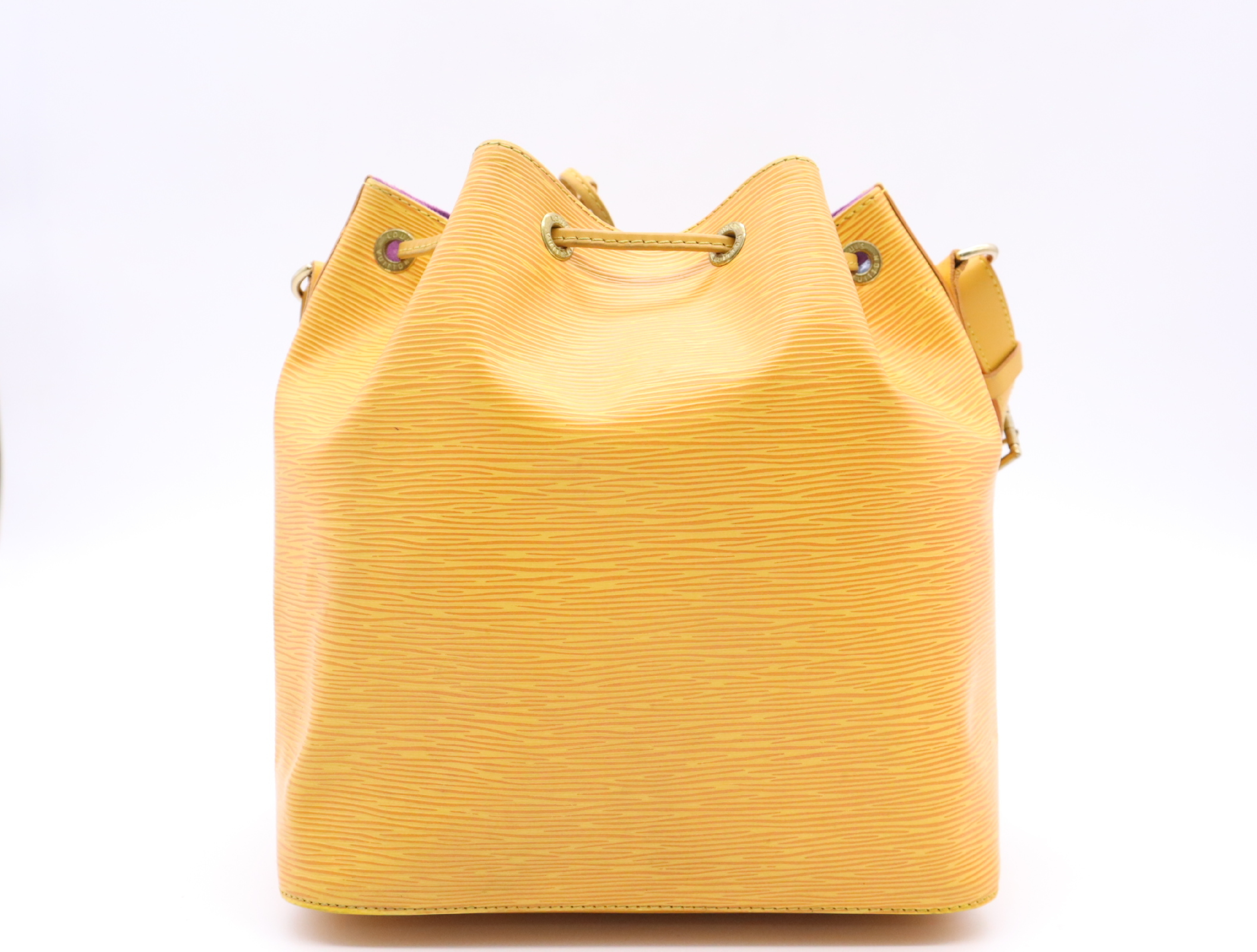 M44109 Epi Petit Noe Tassili Yellow Shoulder Bag — view 2
