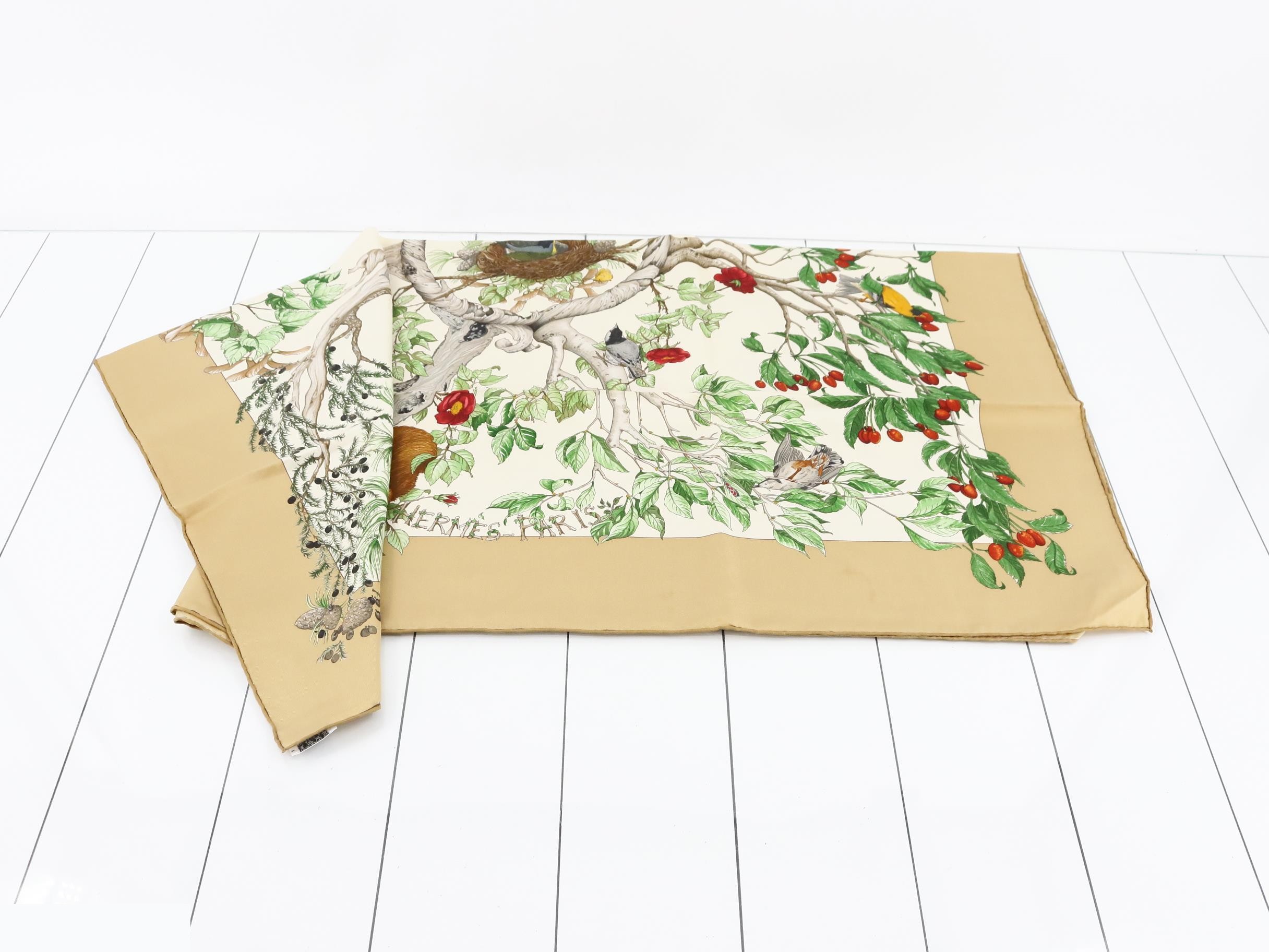 Carré 90 "In the Forest" Silk Scarf — view 3