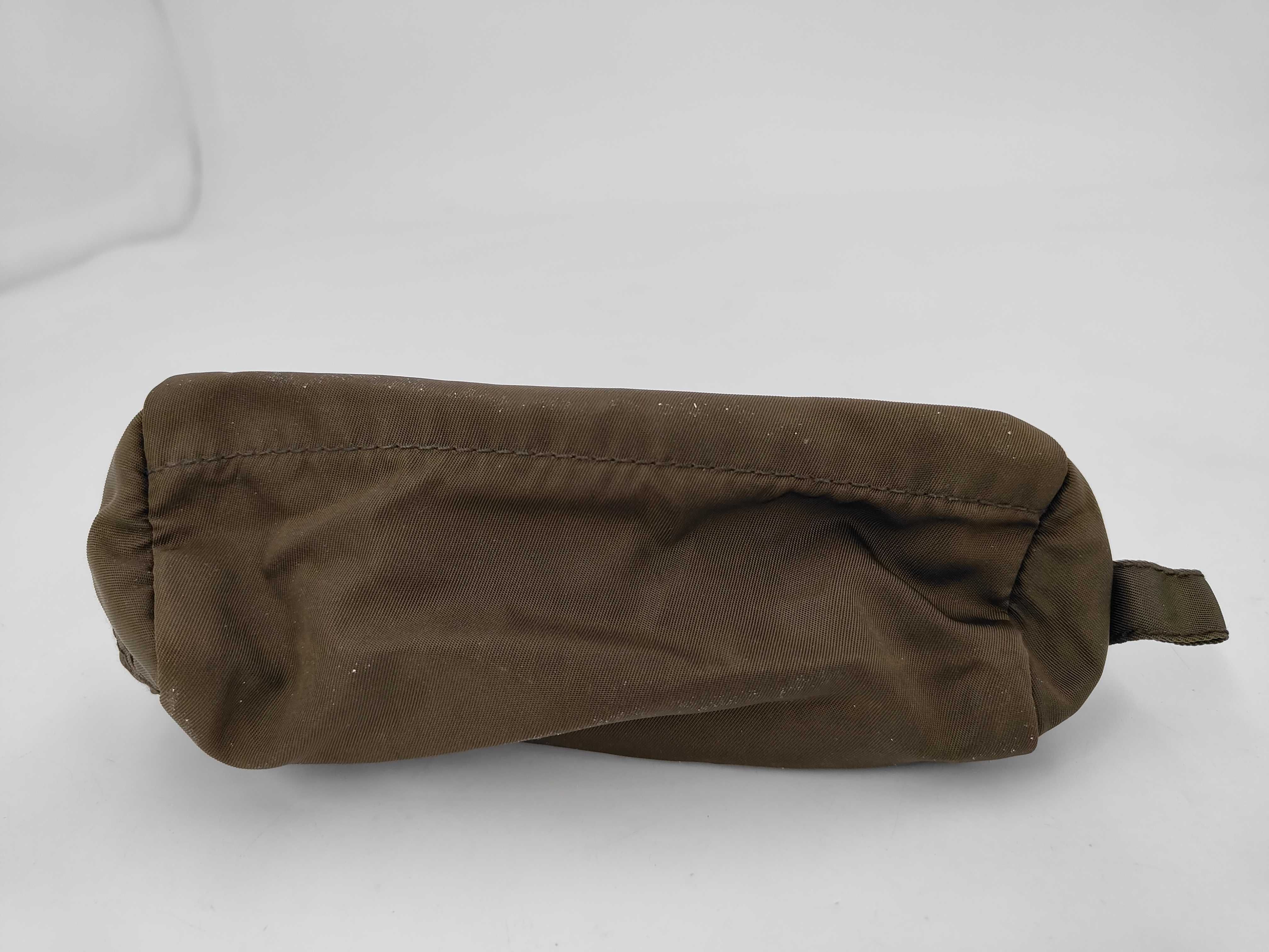 Nylon Triangle Logo Pouch — view 4