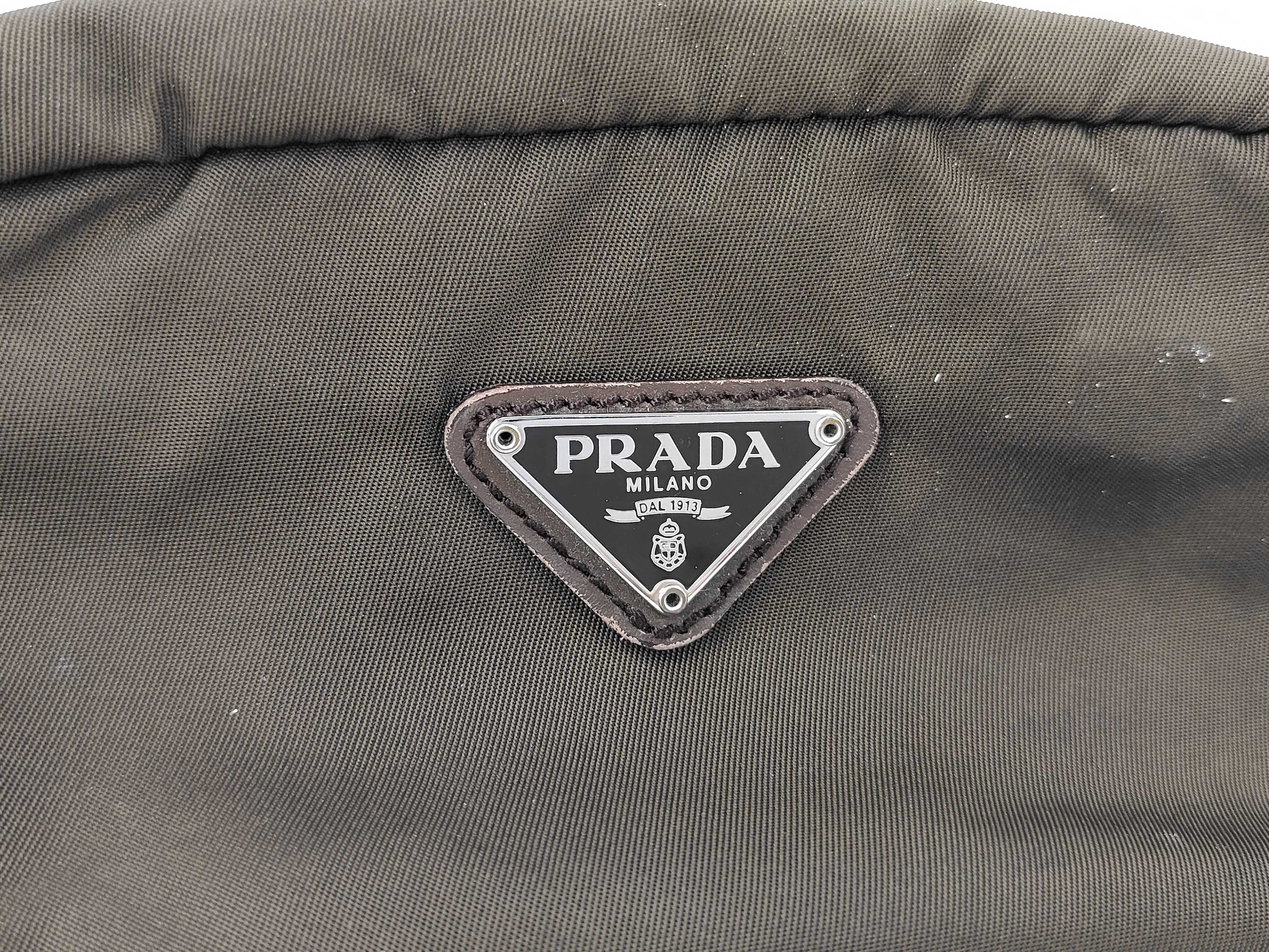 Nylon Triangle Logo Pouch — view 5
