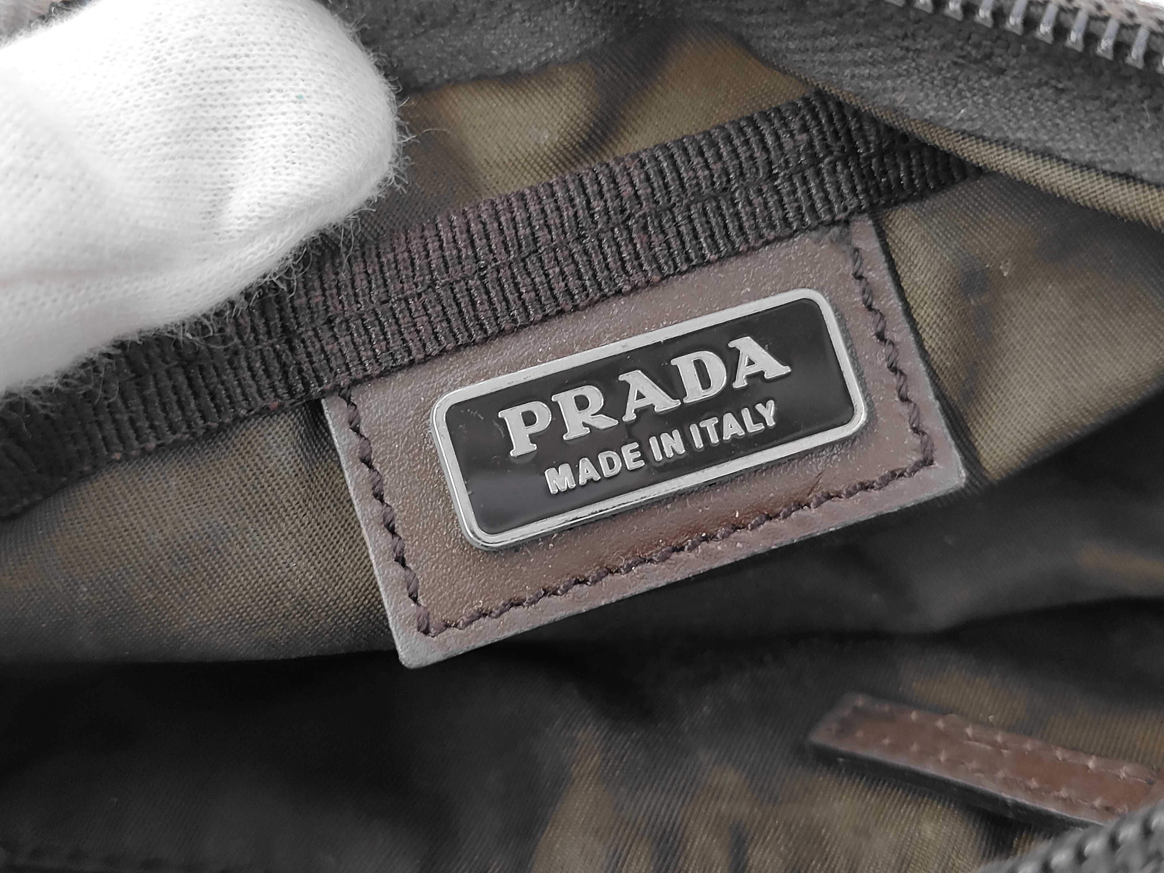 Nylon Triangle Logo Pouch — view 6