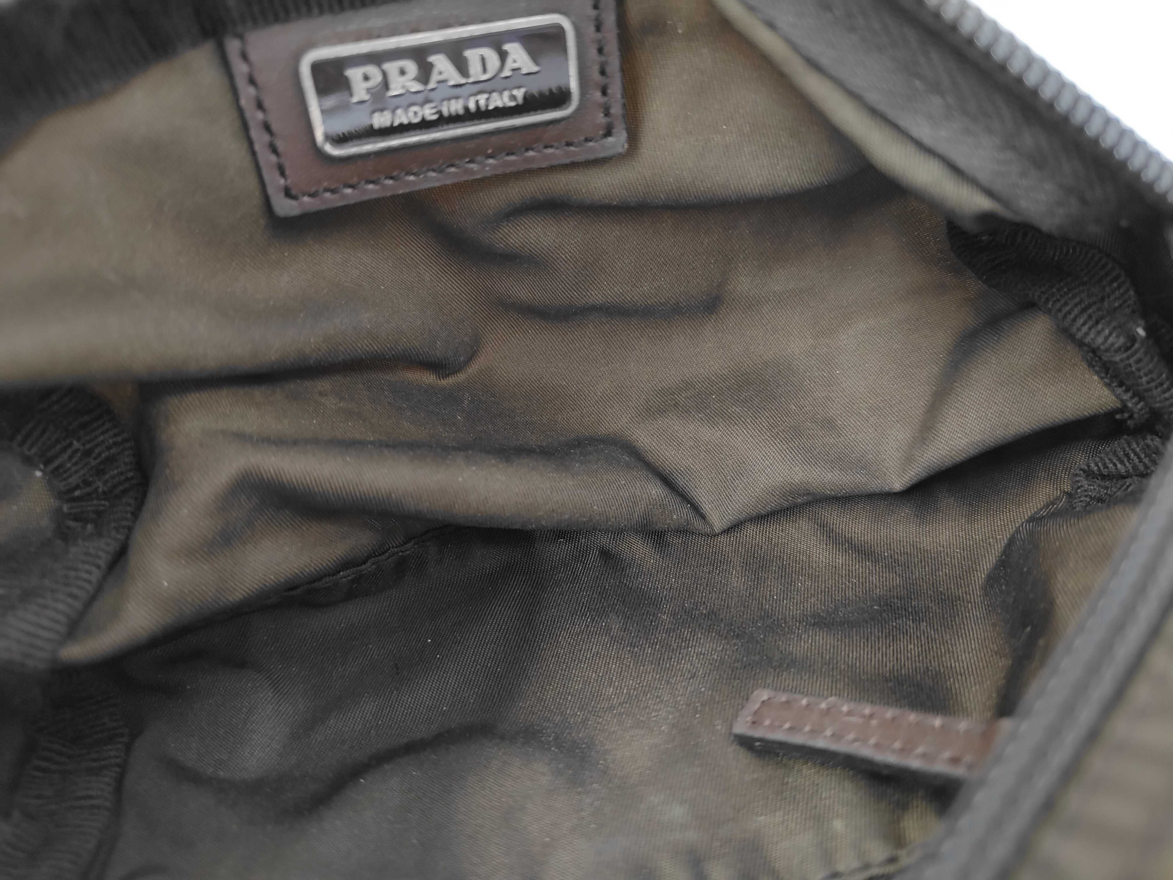 Nylon Triangle Logo Pouch — view 7