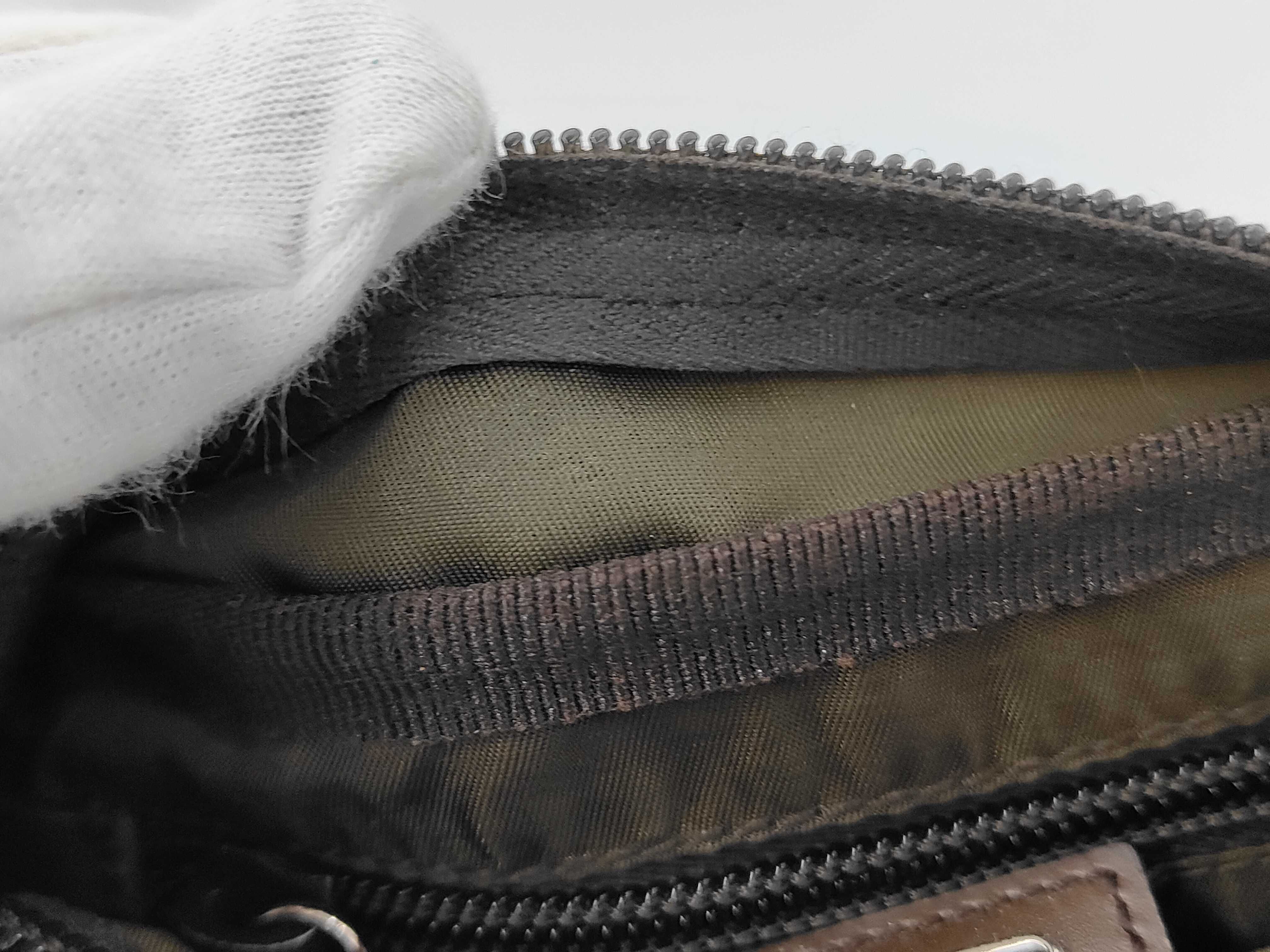 Nylon Triangle Logo Pouch — view 8