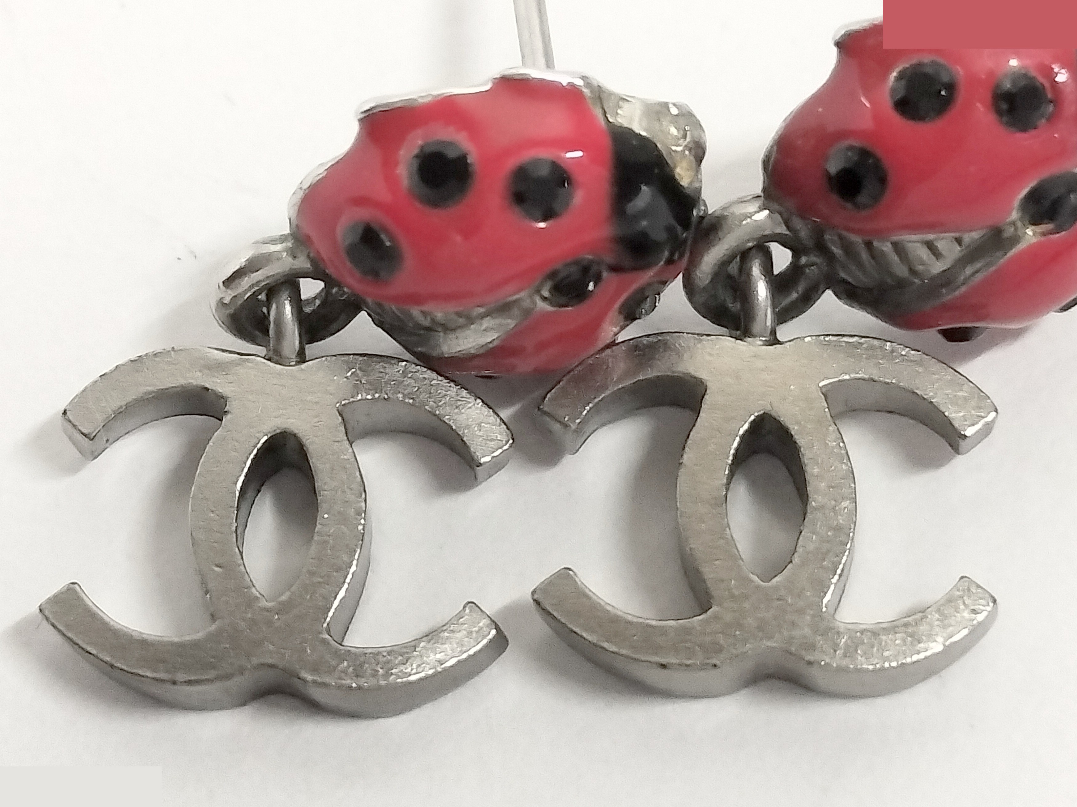 Coco Ladybug Silver Earrings — view 5