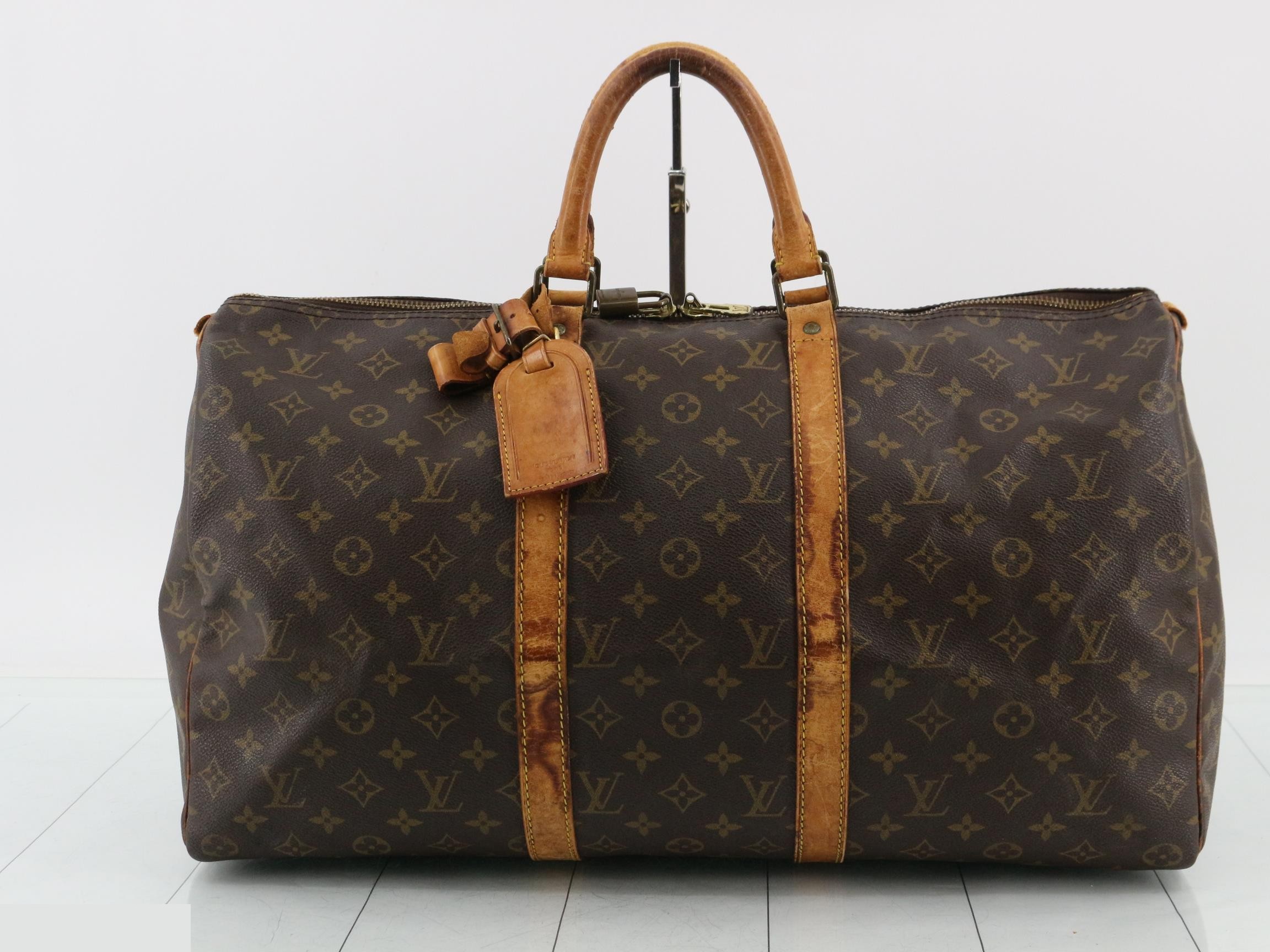 monogram boston bag