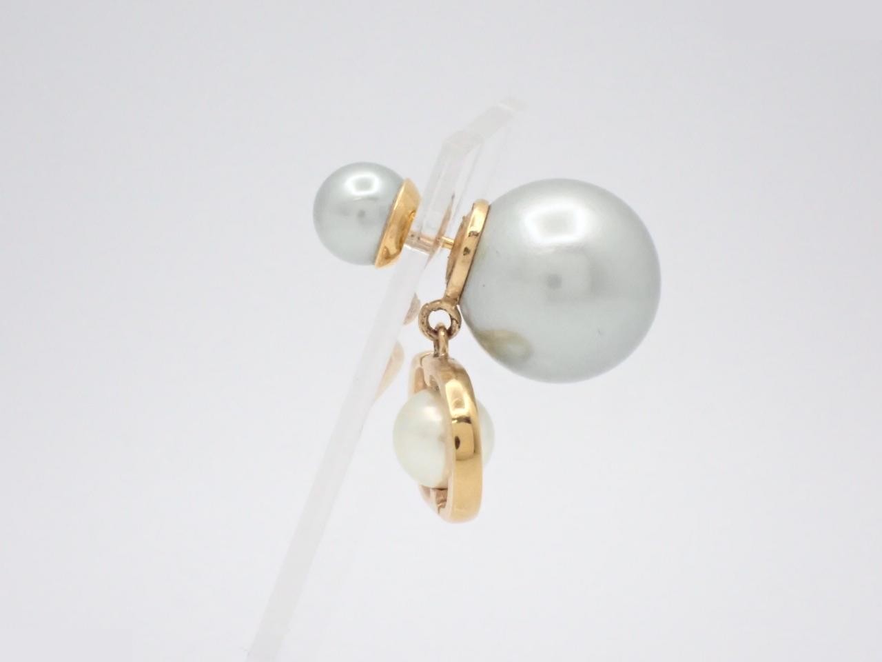 pearl earring (single earring only) — view 3