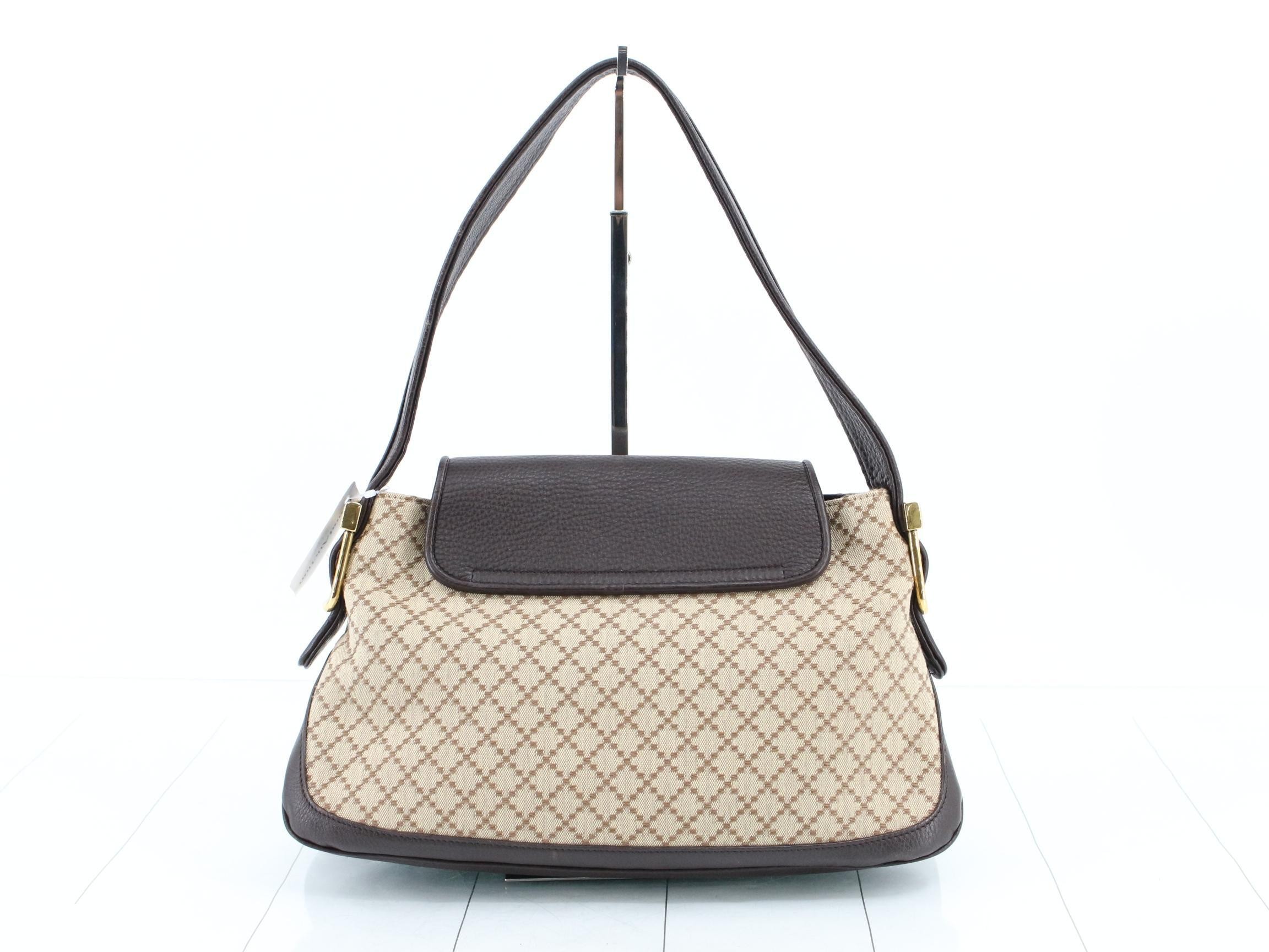 Diamante Canvas One-Shoulder Bag 251811 002404 — view 2