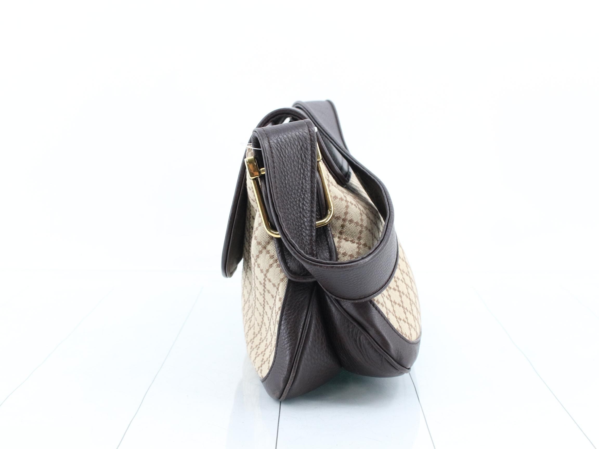 Diamante Canvas One-Shoulder Bag 251811 002404 — view 3