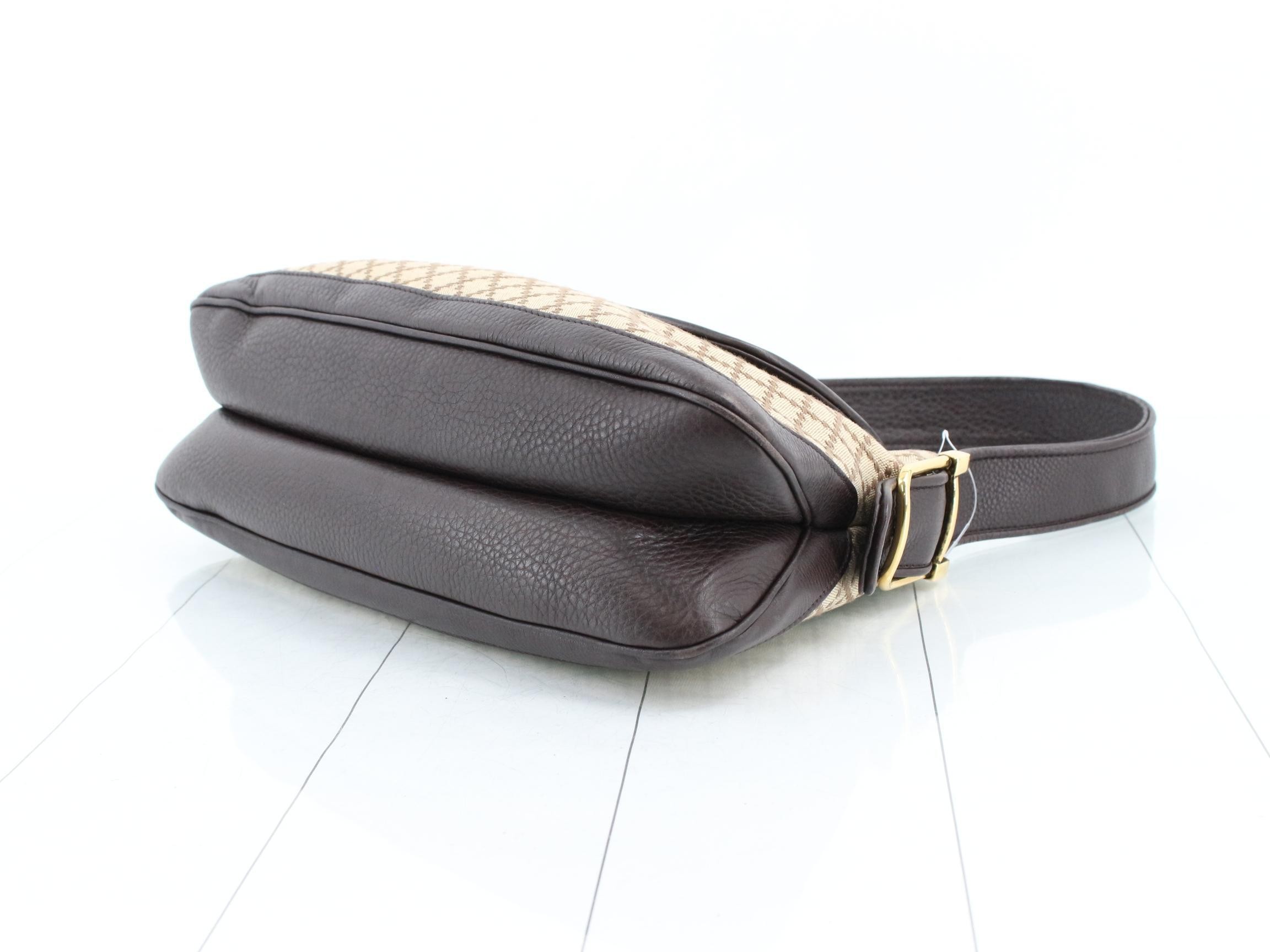 Diamante Canvas One-Shoulder Bag 251811 002404 — view 6