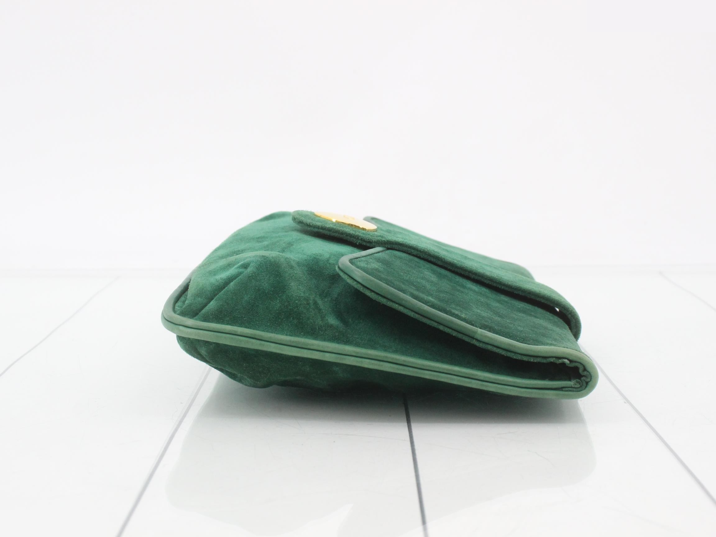 suede clutch bag — view 3