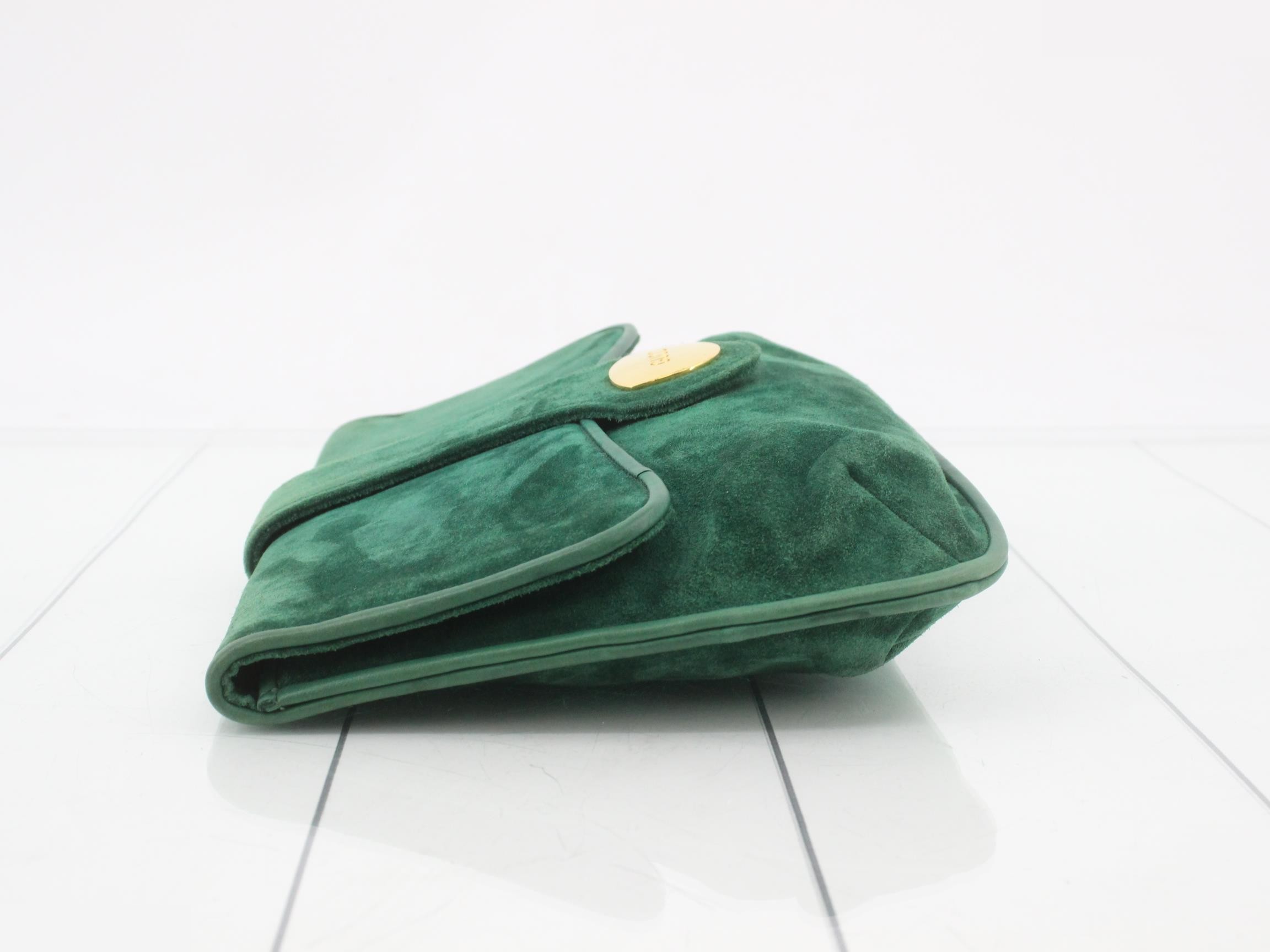 suede clutch bag — view 4
