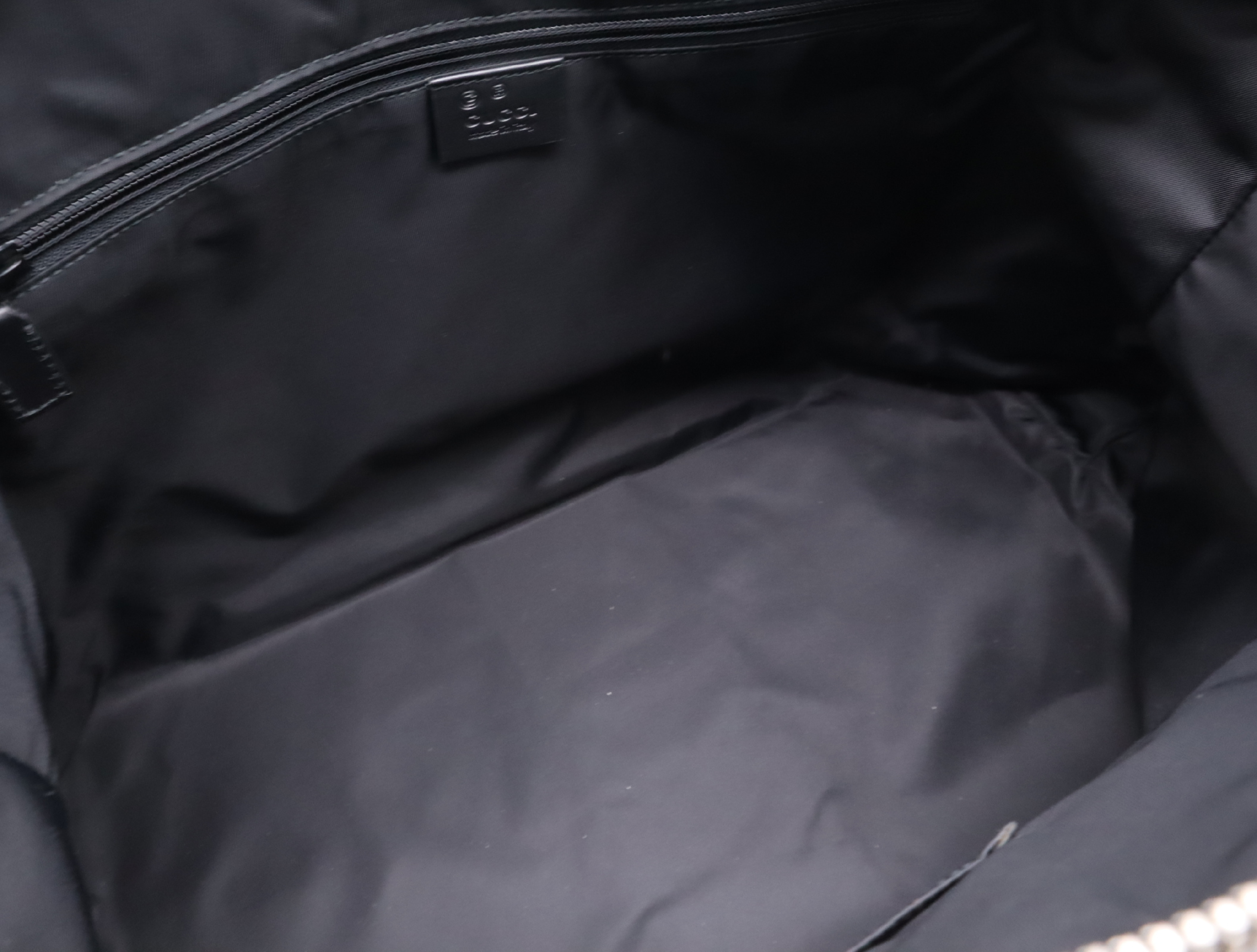 61975 Nylon Sherry Line 2-Way Boston Bag with Shoulder Strap, Padlock, 2 Keys, and Clochette - Black Tote Bag — view 14