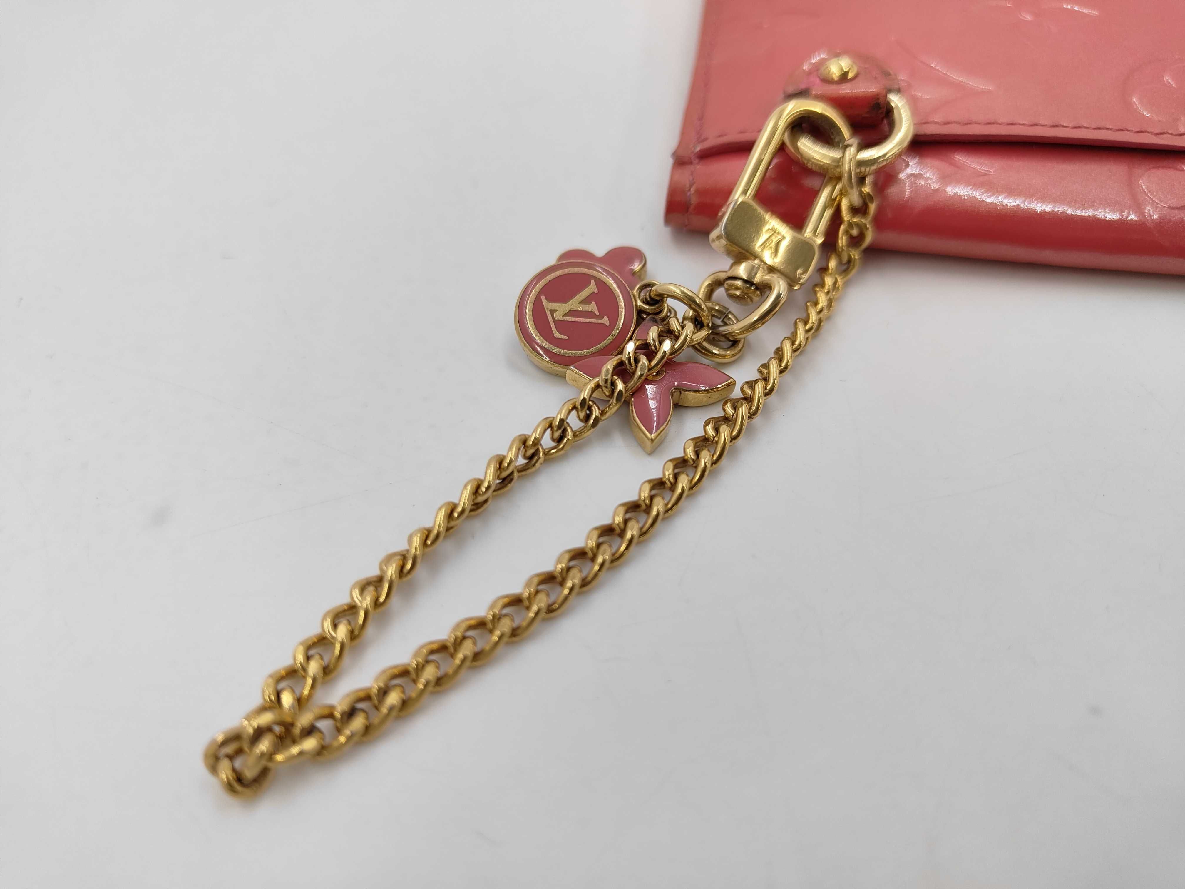 Monogram Vernis Enveloppe Platte M919AF Coin Case — view 7