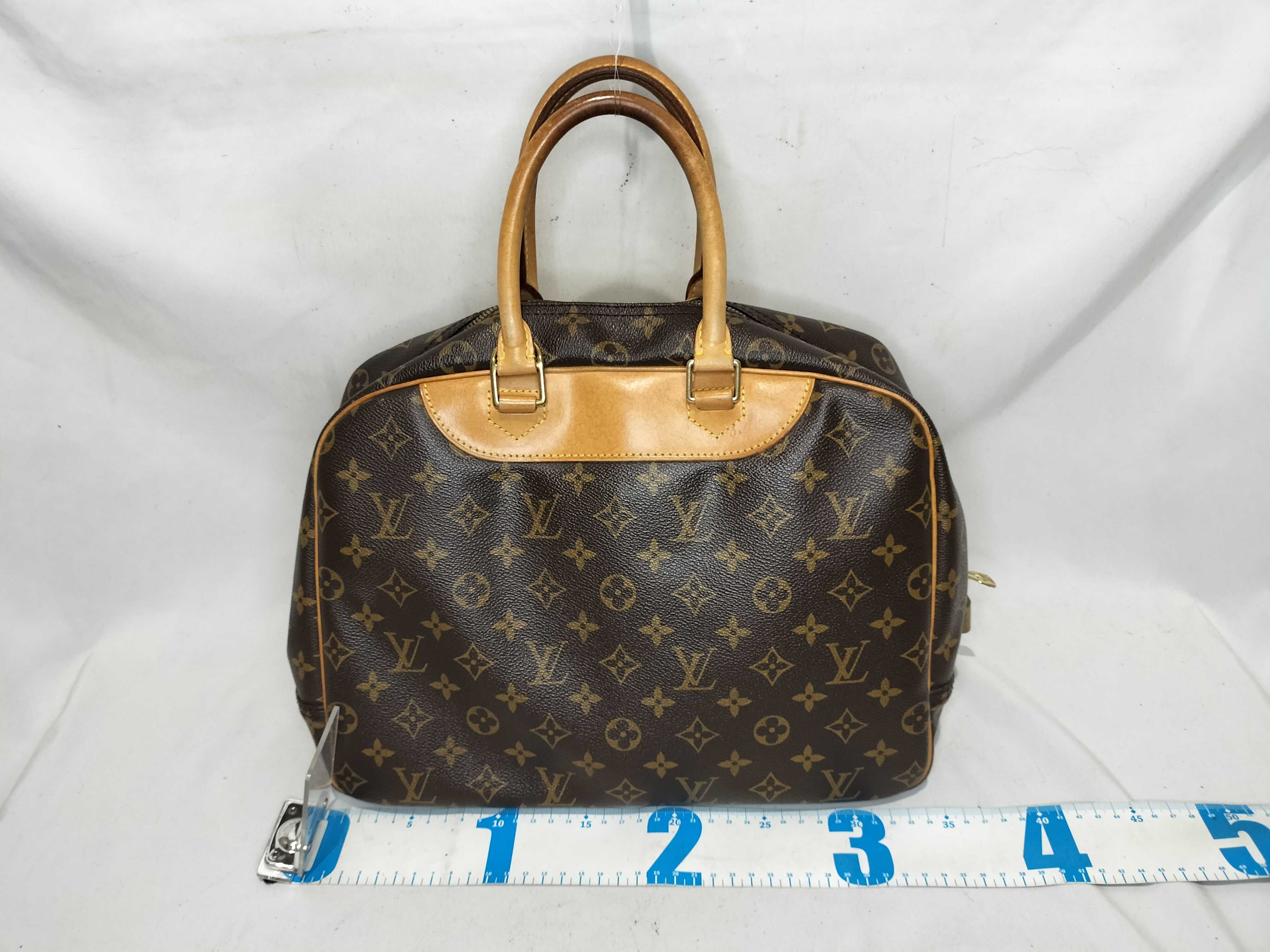 Monogram M47270/Deauville/Made in 1997/Interior stains Handbag — view 3